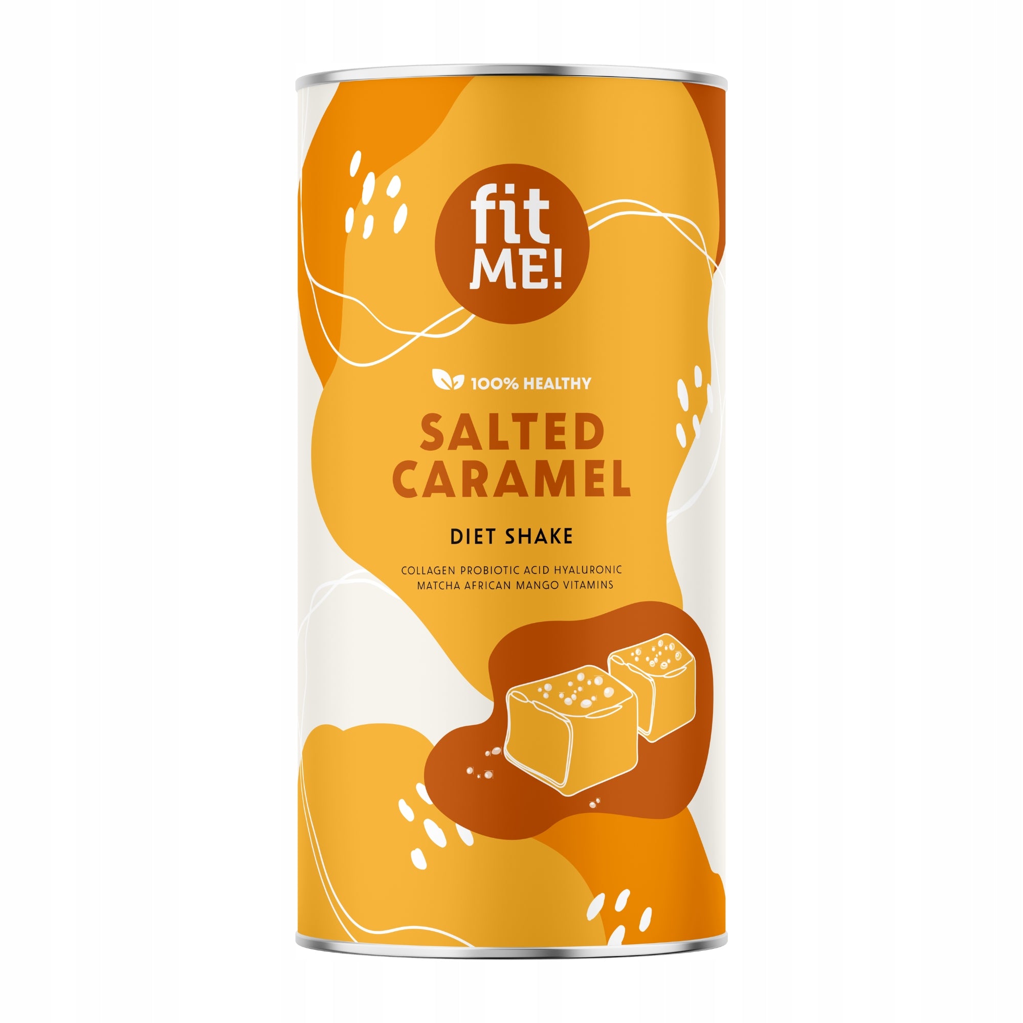 Slimming protein cocktail fitME salty caramel 500g whey protein supplement
