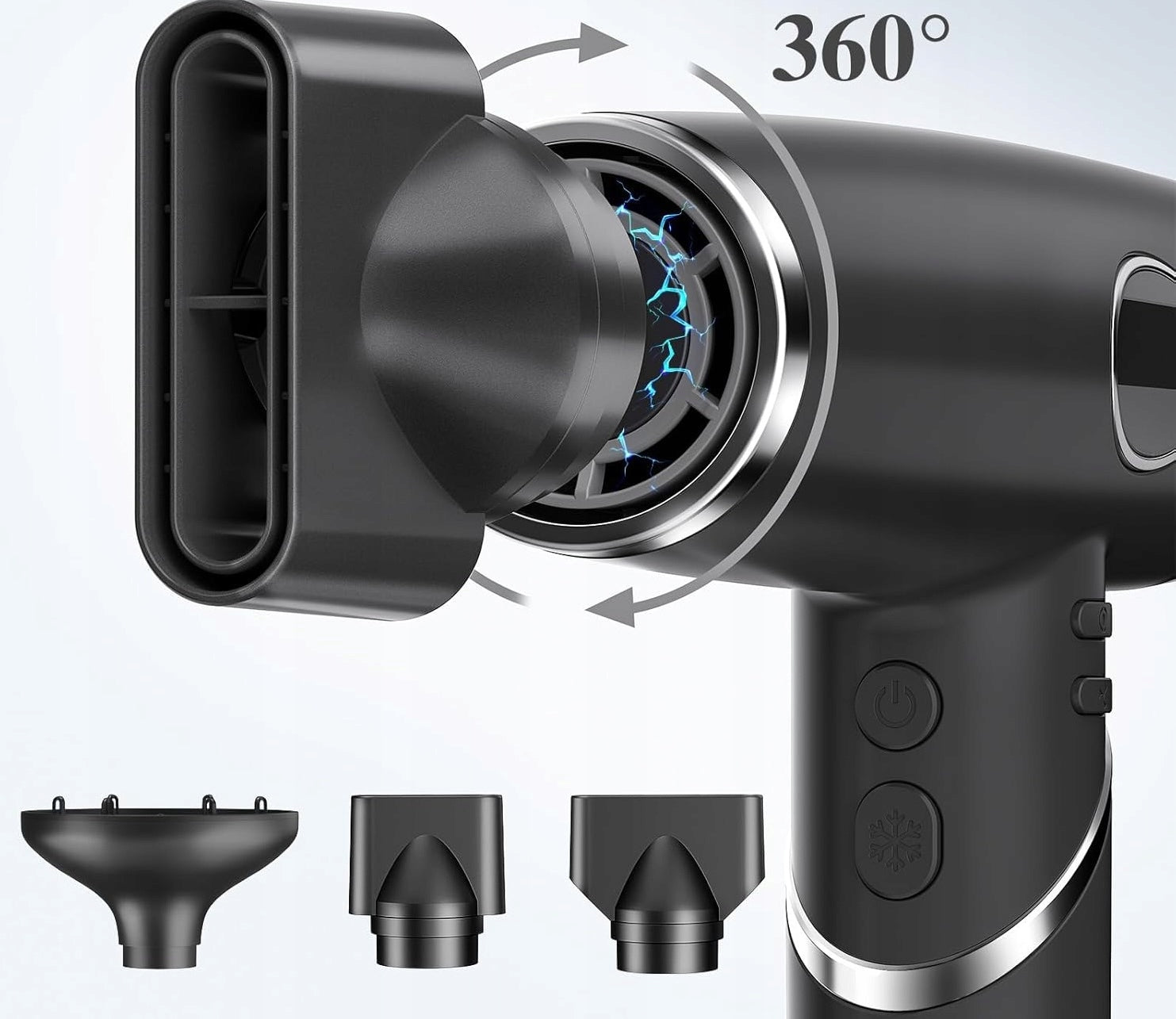 Slopehill Ion Hair Dryer 2000W Brushless Motor LCD 110k Packaging status original