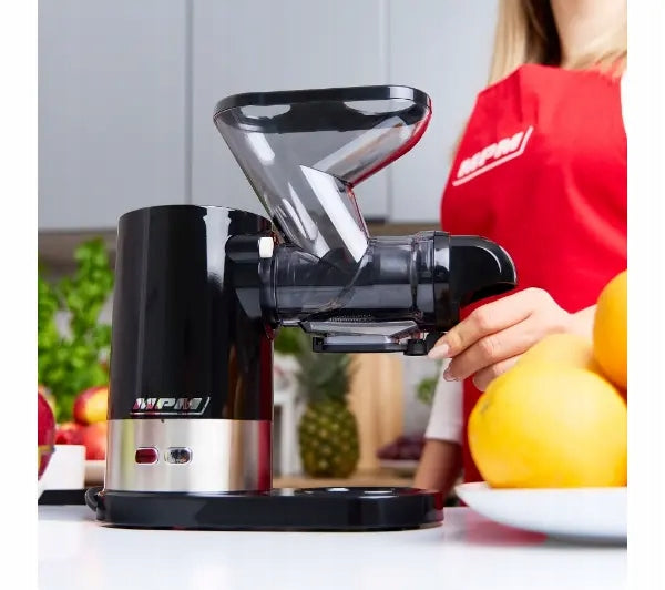 Slow juicer MPM MSO-17 450W 60 rpm Dripping lock Black Model MSO-17