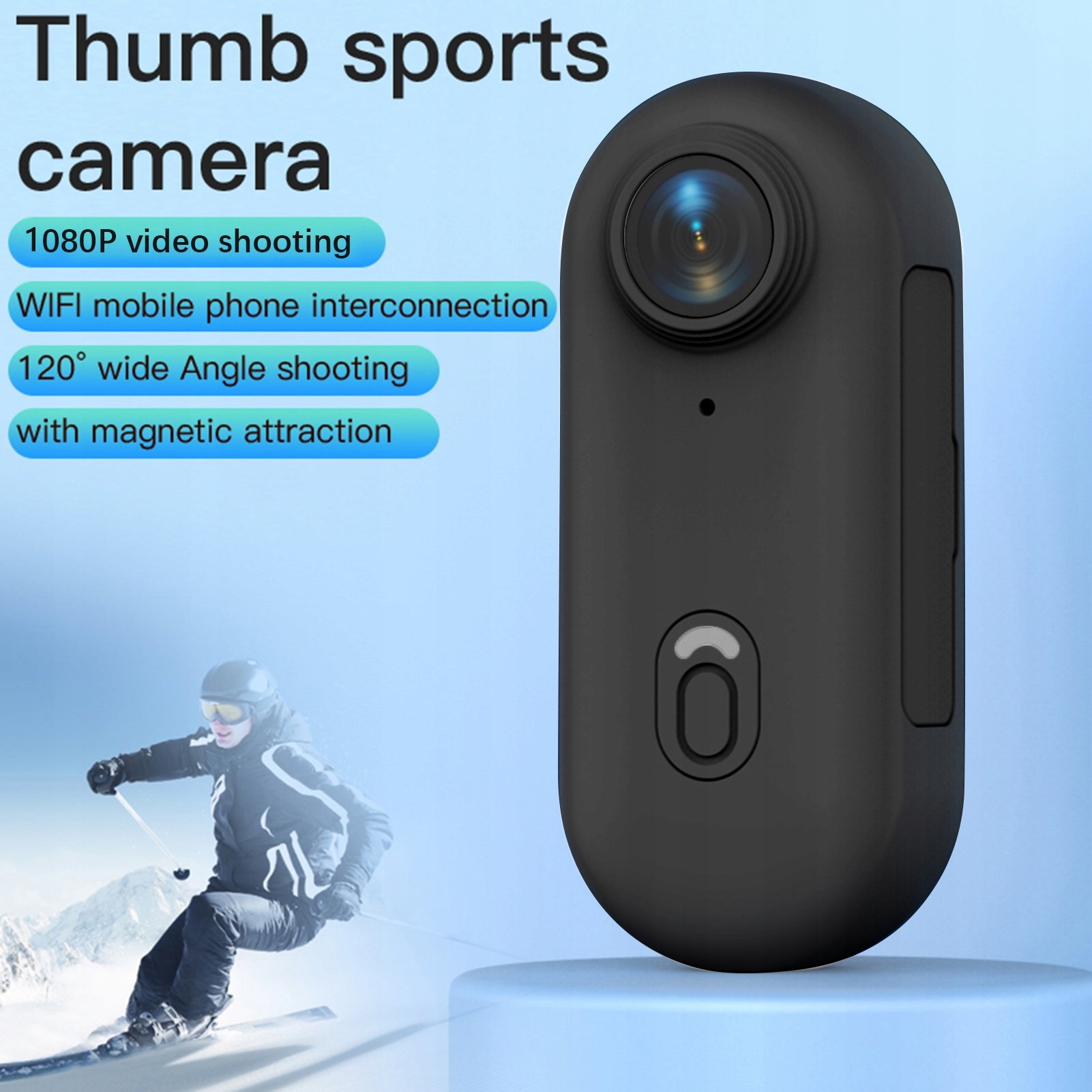 Small Action Camera 1080P Sports Camera WiFi Video Camera With TI