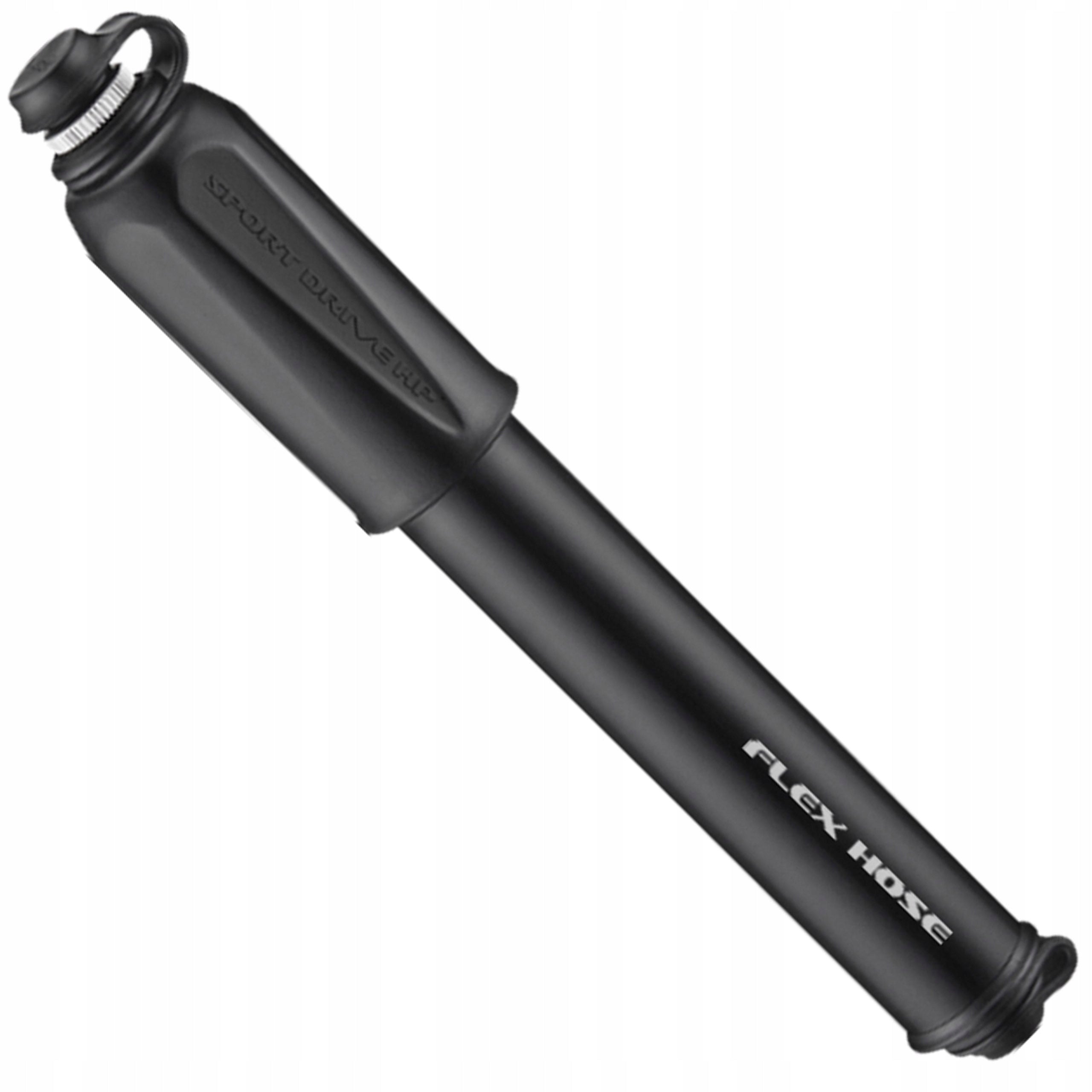 Small Bicycle Pump LEZYNE Sport Drive HV MTB Gravel Black 17cm + Handle Brand Lezyne