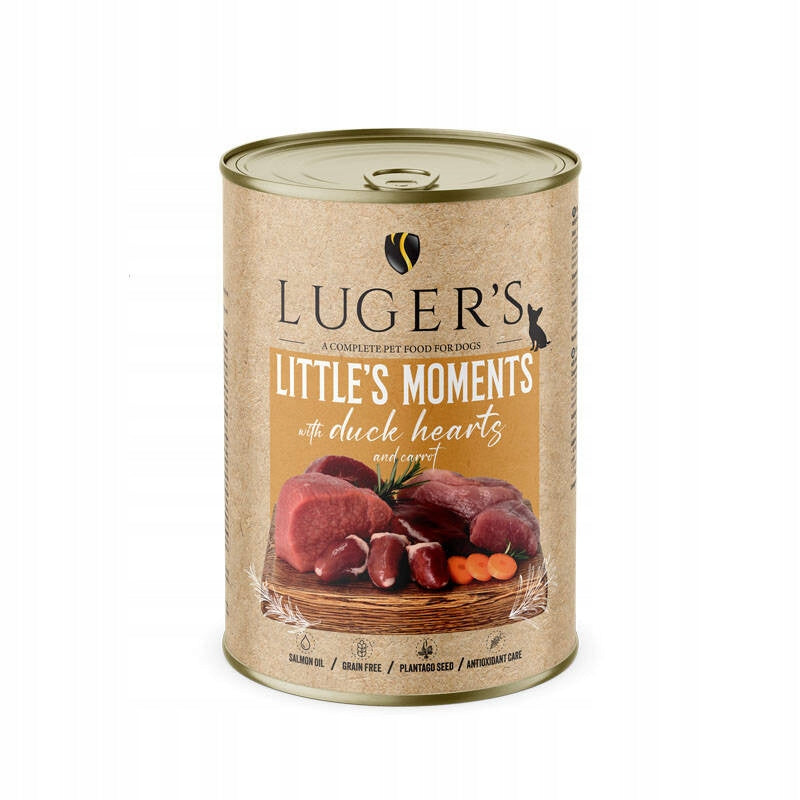 Small Breed Dog Food Luger's Little's Moments Duck Carrot 400 g
