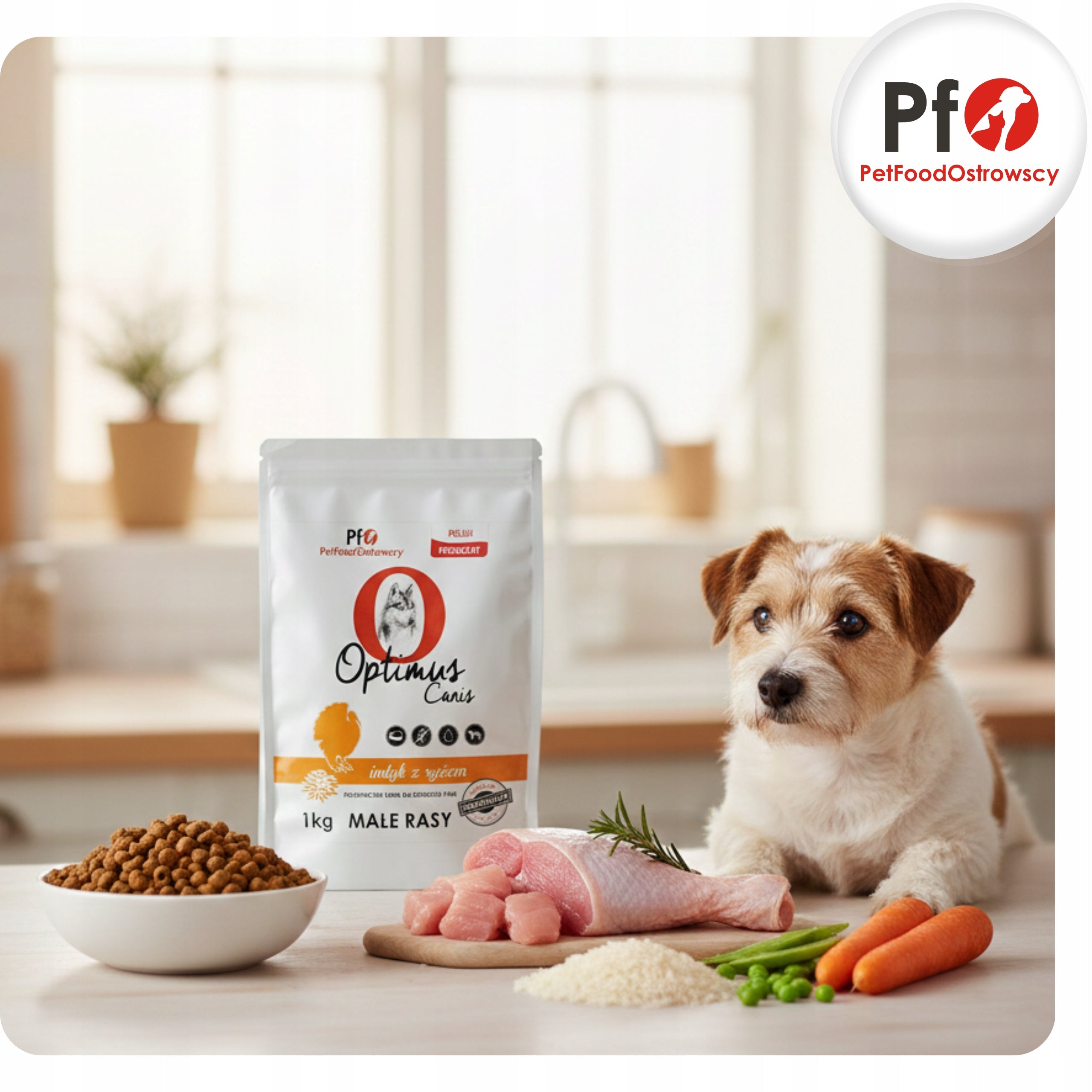 Small Breed Dog Food Optimus Canis Premium Turkey with Rice 1 kg Manufacturer code 5906660510284