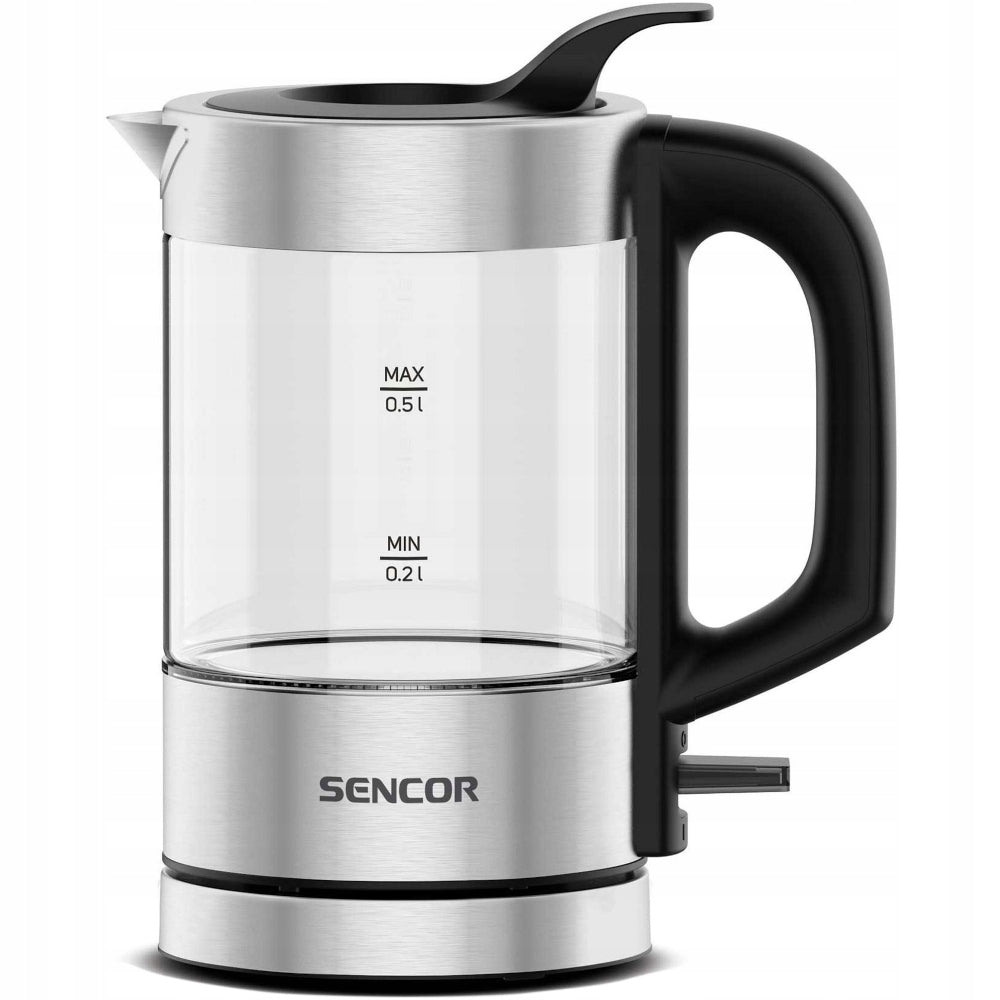 Small Electric Kettle 0,5L Sencor SWK 160SS 1100W + 2xCups EAN (GTIN) 8590669385874