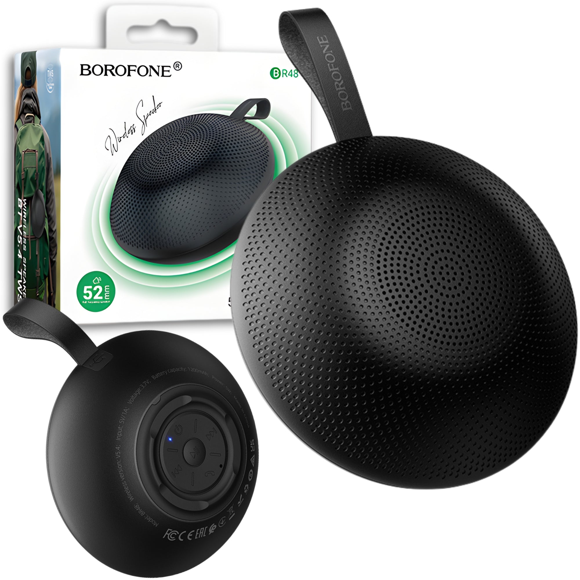 Small Speaker Portable Bluetooth Wireless Powerful USB 1200mAh For Bike