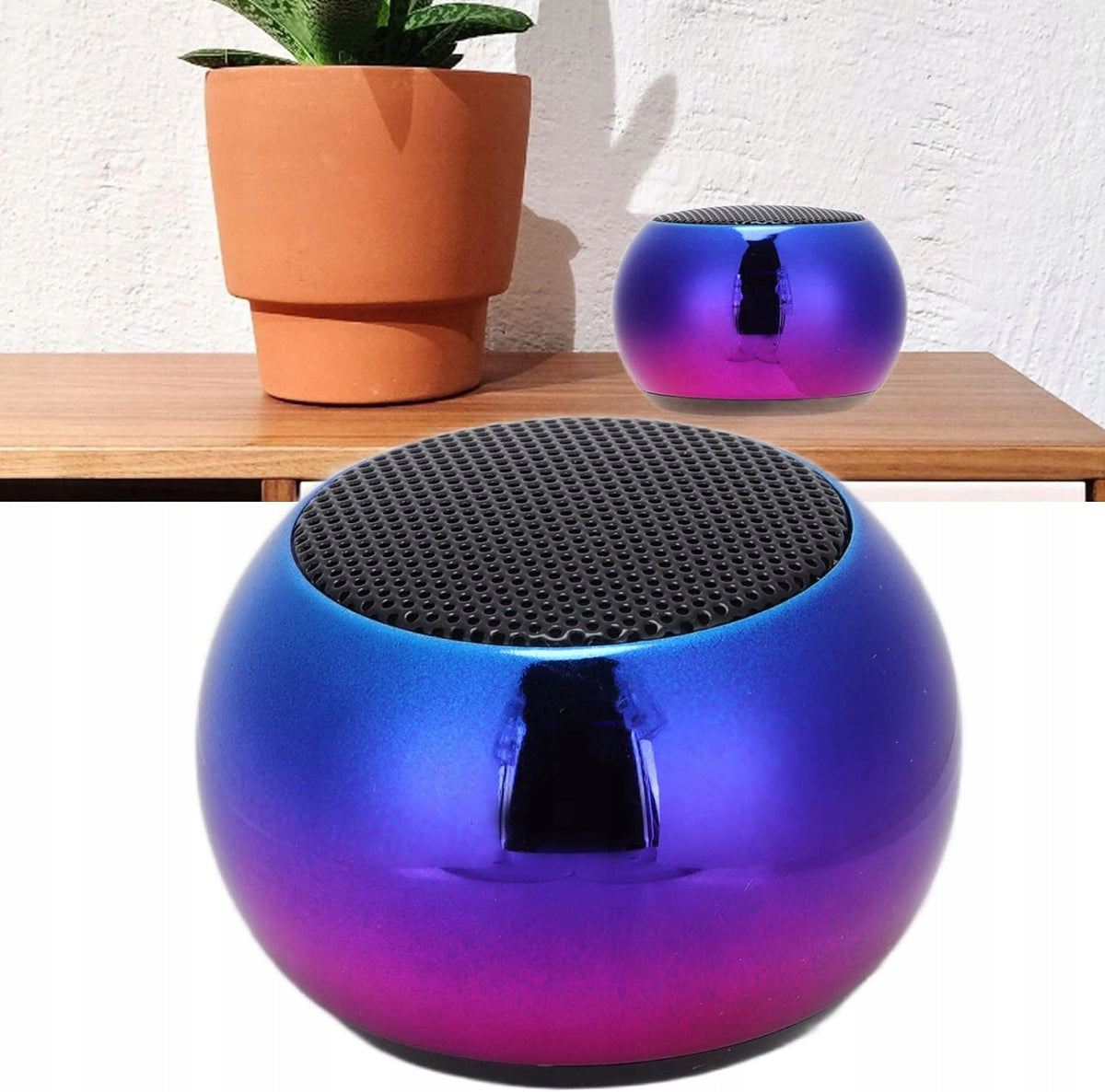 Small Speaker, Portable Speaker, Galvanized, Gradient, Steel EAN (GTIN) 6901882873833