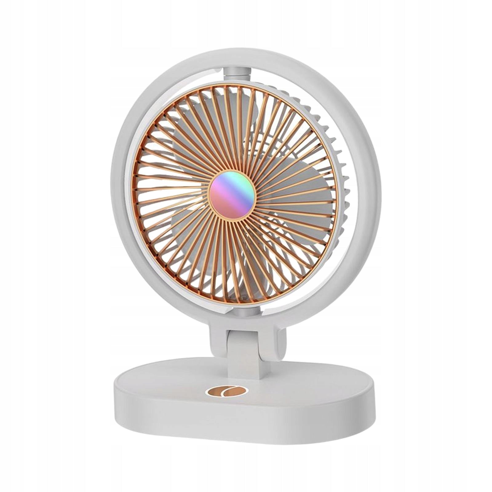 Small Table Fan USB Portable with Night Lights Brand no brand