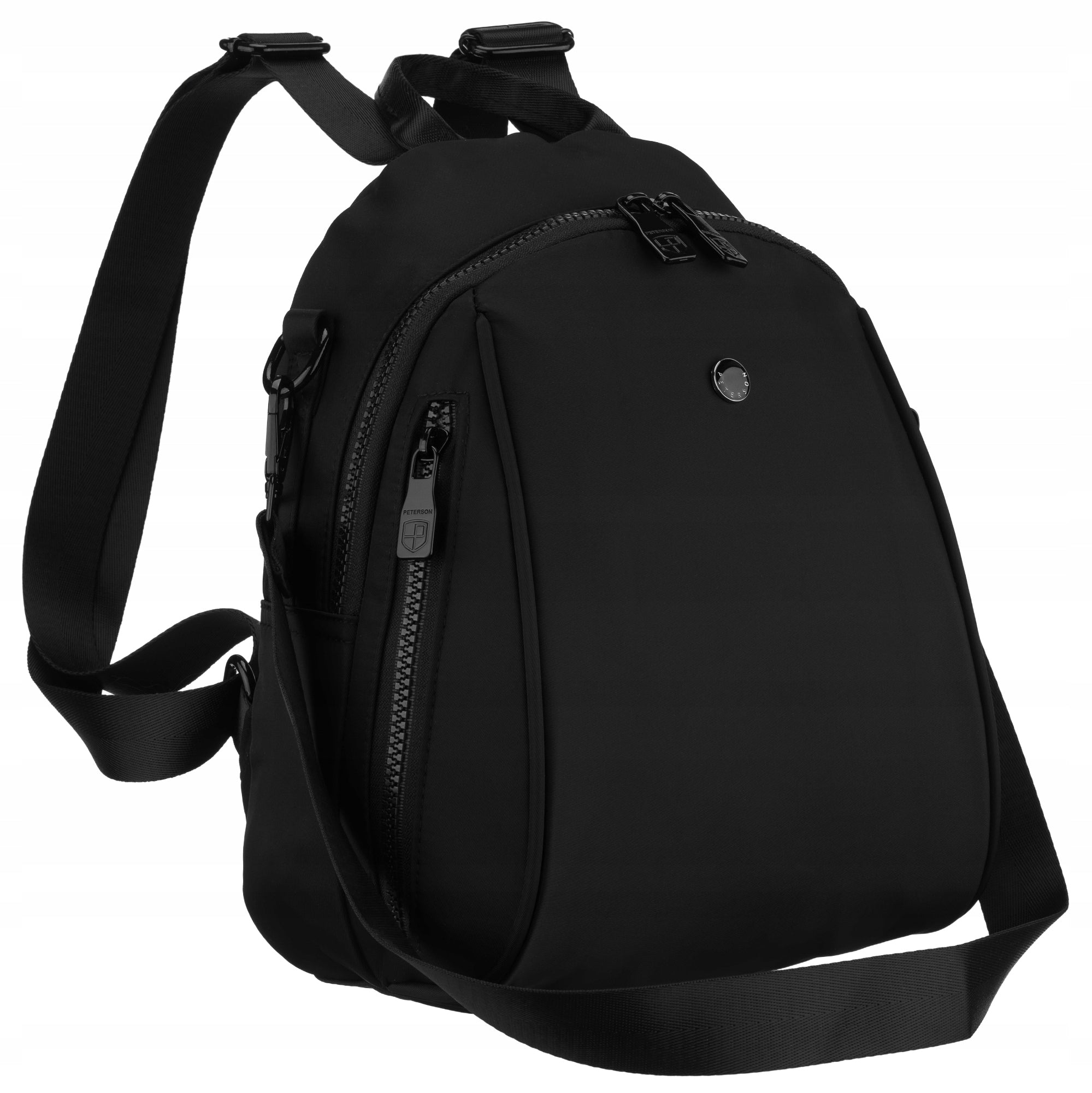 Small Women's Backpack Black Waterproof City Tour to Cinema Packaging status original