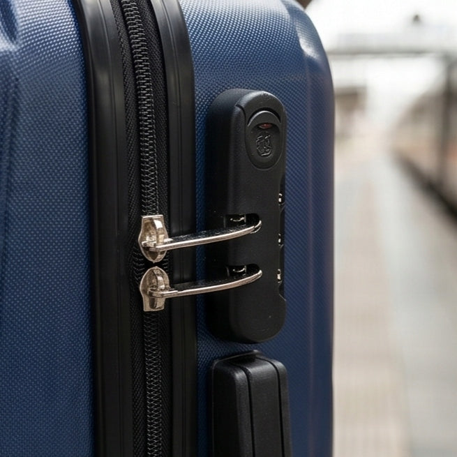 Small cabin suitcase 663L carry-on luggage 4 wheels 55x40x20 Wizzair Ryanair Width (longer edge) 37 cm
