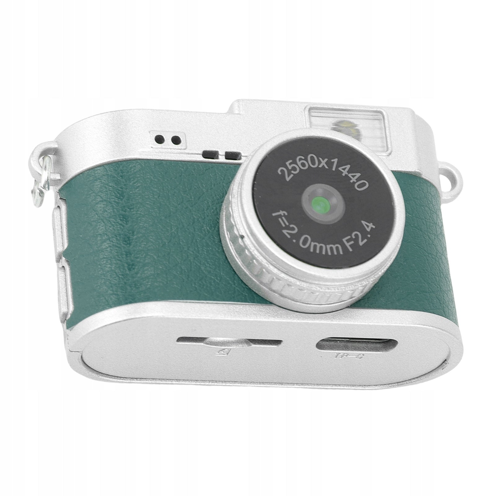 Small digital camera with keychain. Compact portable VO recorder