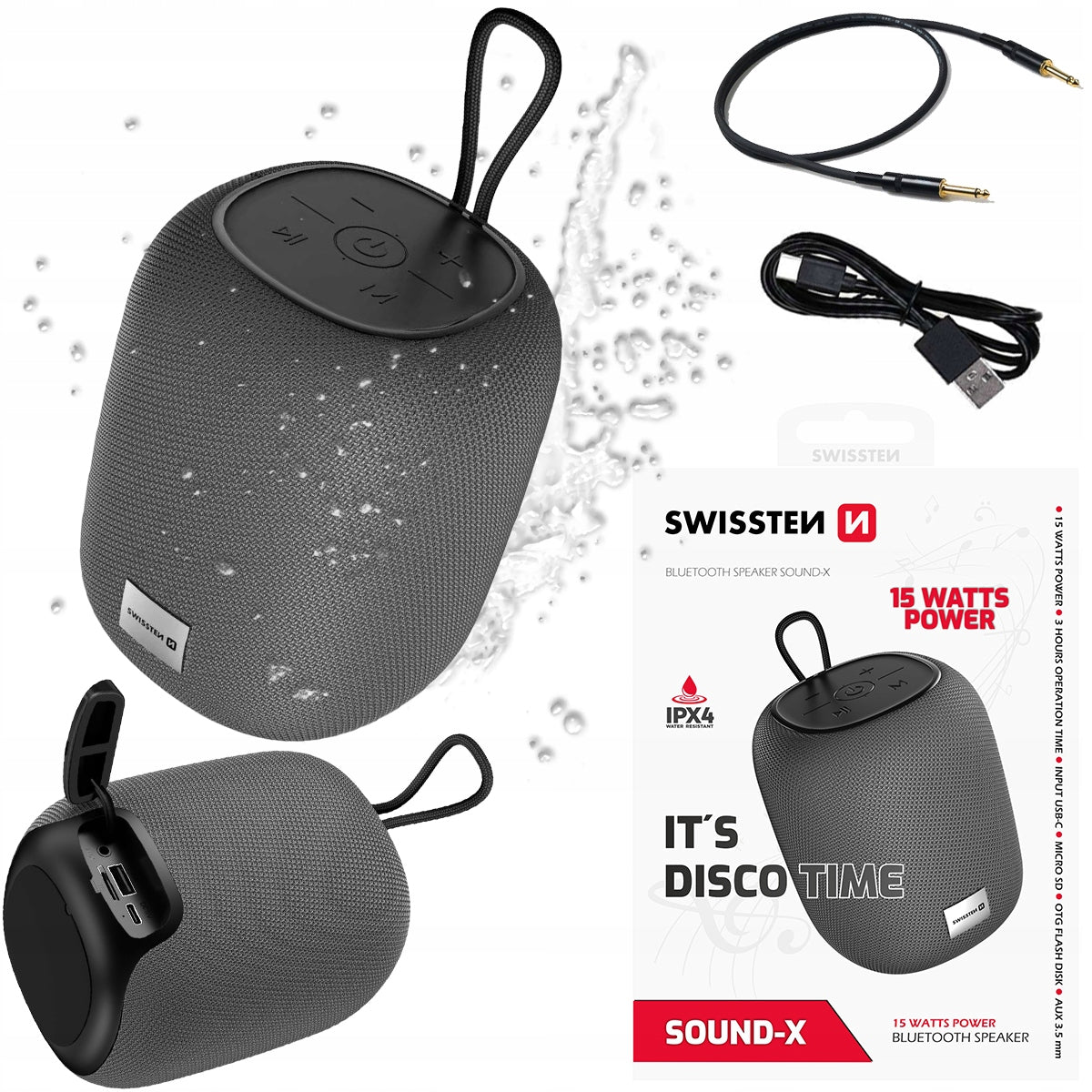 Small wireless speaker SWISSTEN Sound-X BT 5.2