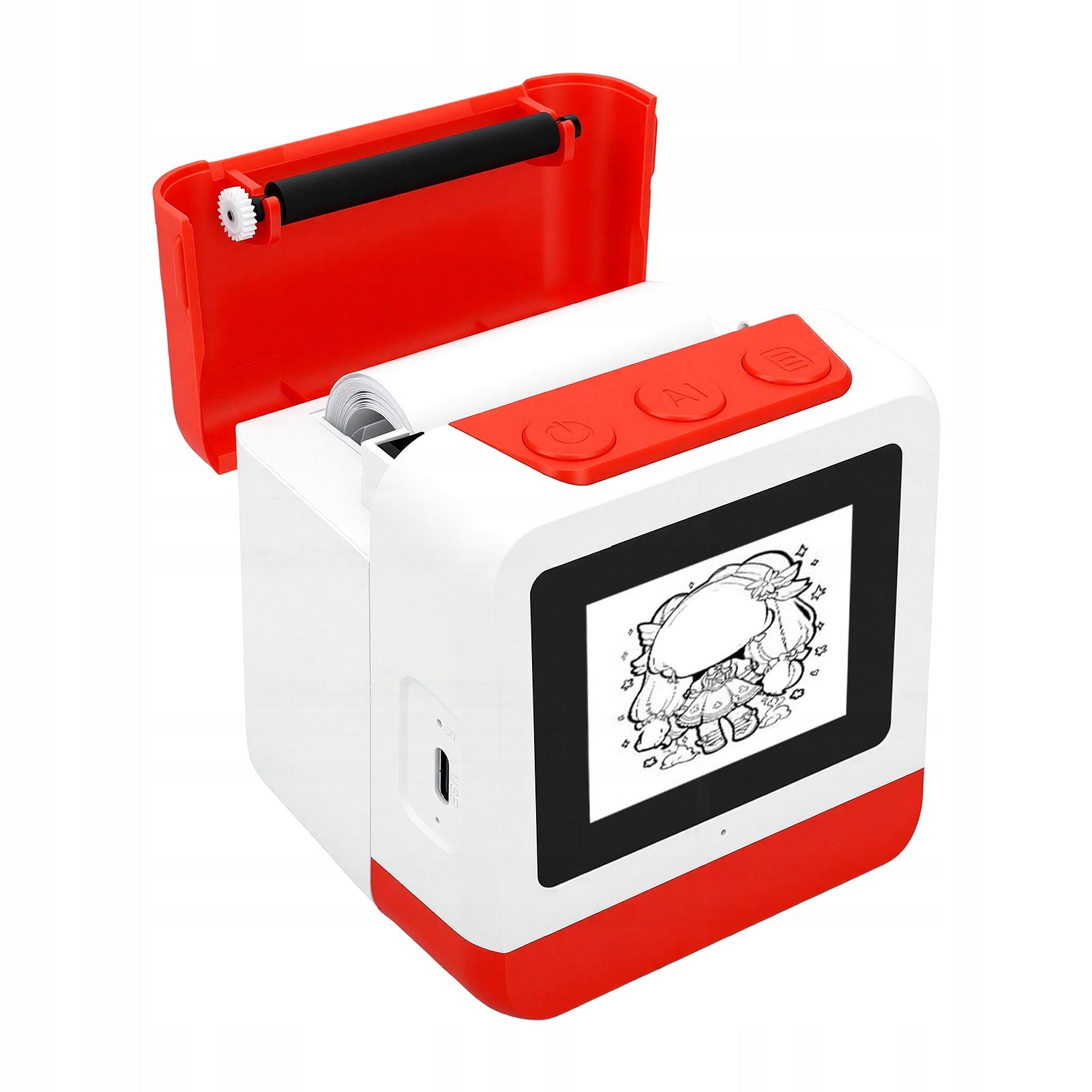 Smart AI Printer Thermal Sticker Printer 6 Art Modes