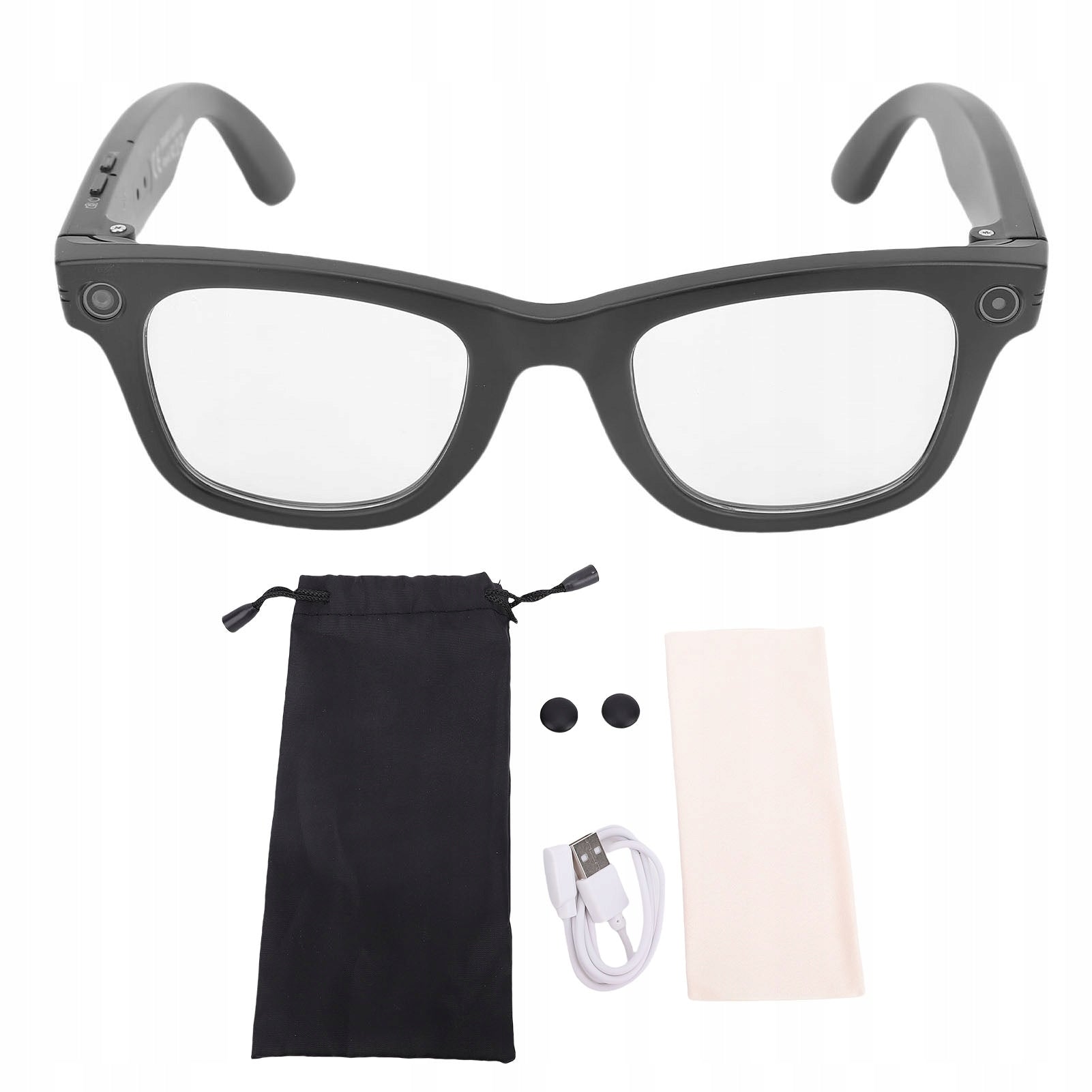 Smart AI Translation Glasses with 8MP WiFi Bluetooth ED Camera Model 1245IZVG