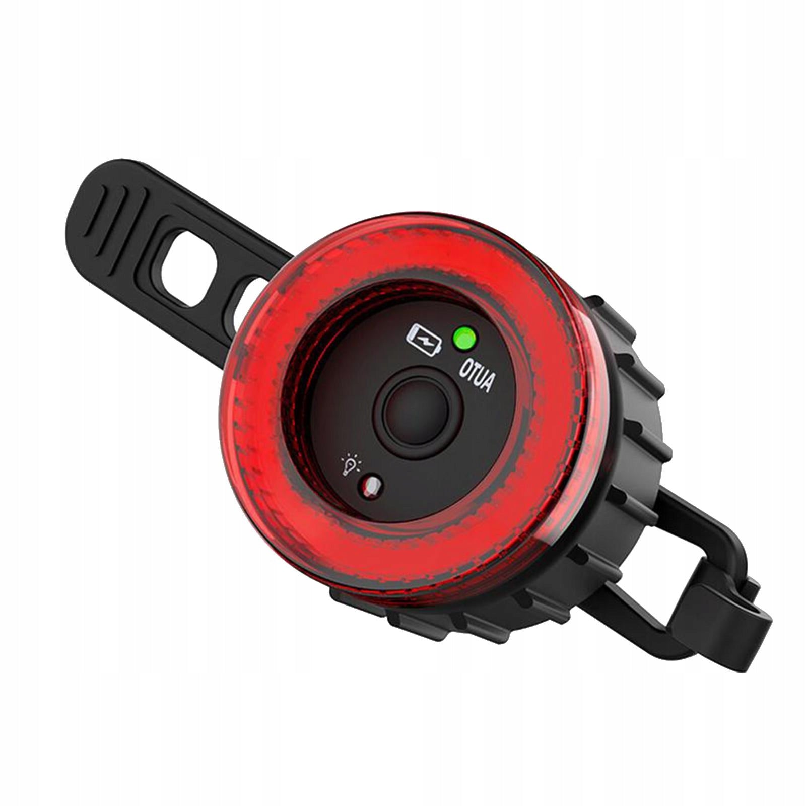 Smart Bike Tail Light Smart Brake Sensing Waterproof Auto Start&Stop 6 Color transparent