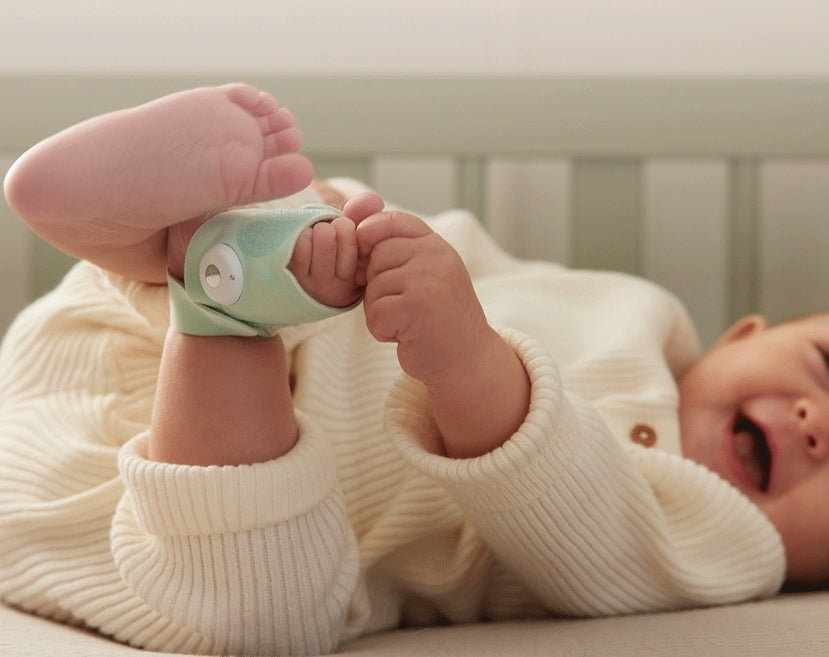 Smart Breath and Sleep Monitor Owlet Dream Sock Mint Baby Monitor Brand Owlet