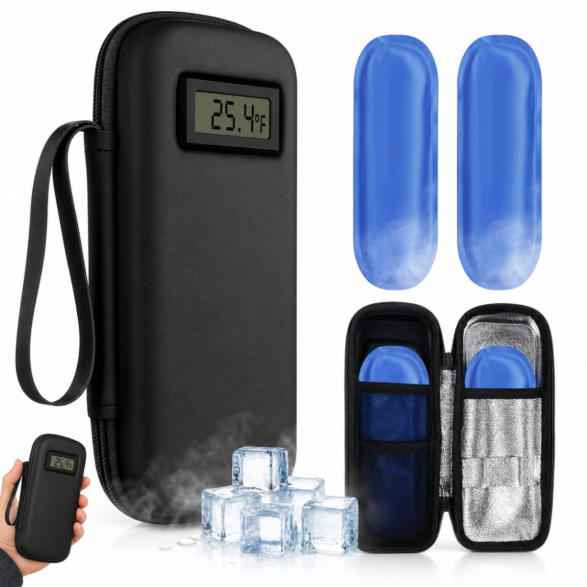 Smart Case Thermal Case with Internal Temperature Measurement