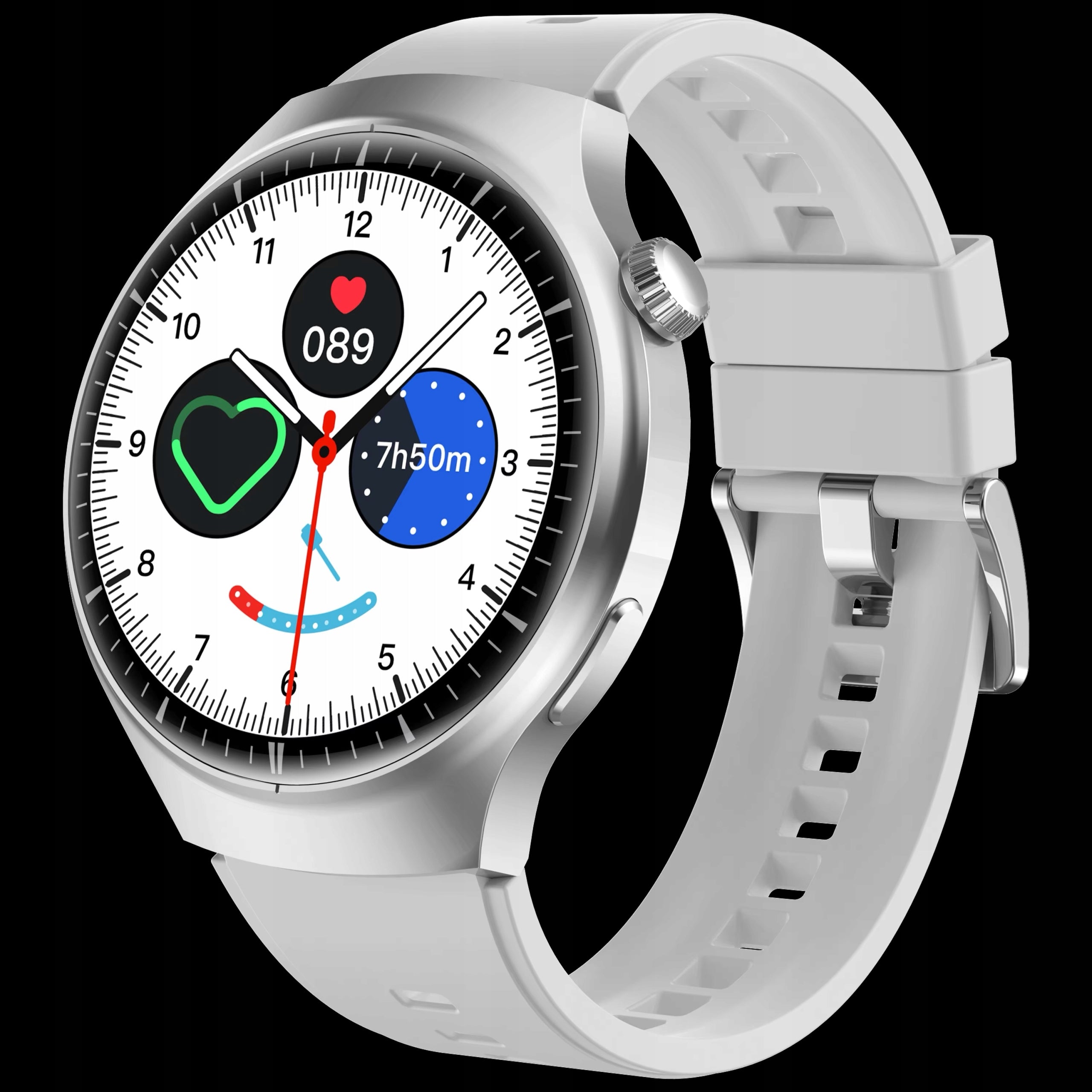 Smart Hodinky 4 PRO suit Sada 8 v 1 Silver puzdro