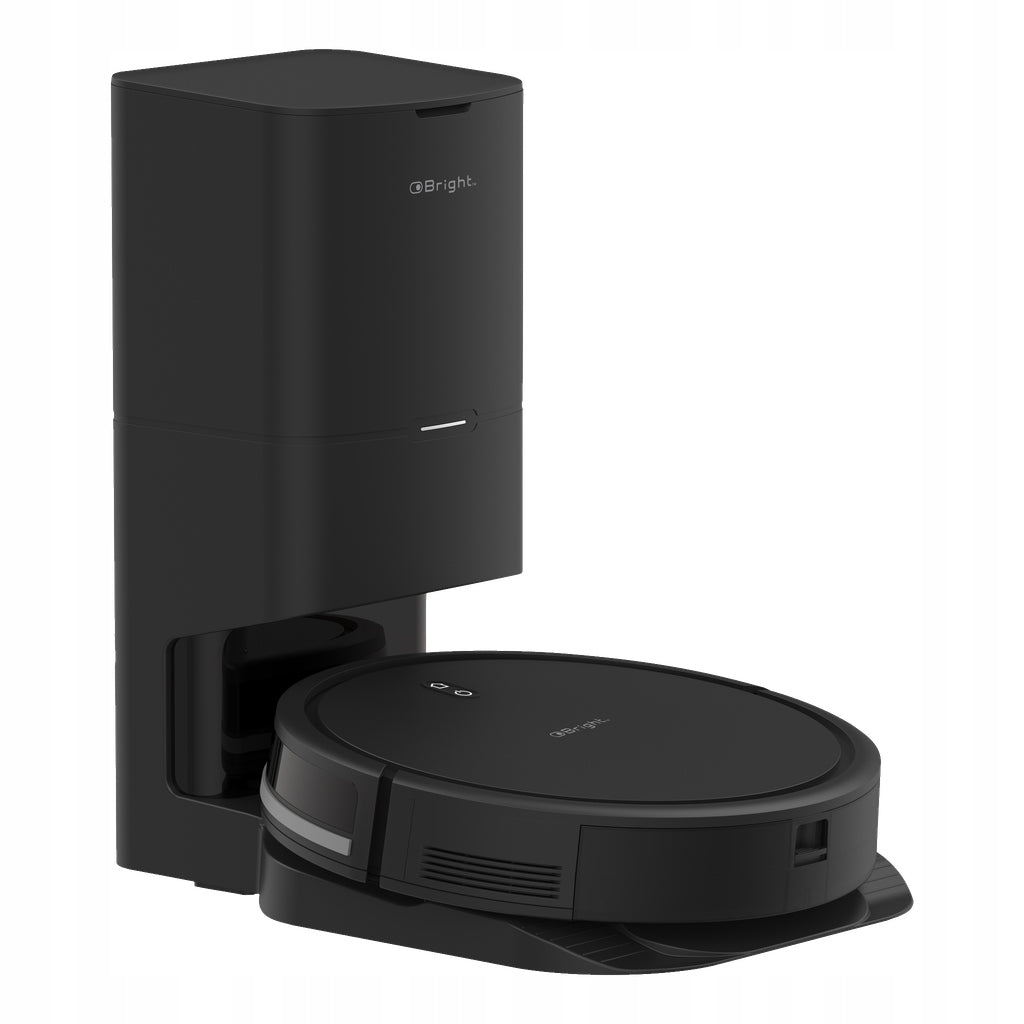 Smart Self-Propelled Vacuum Cleaner with Emptying Station – Convenience and Cleanliness Dominant color black