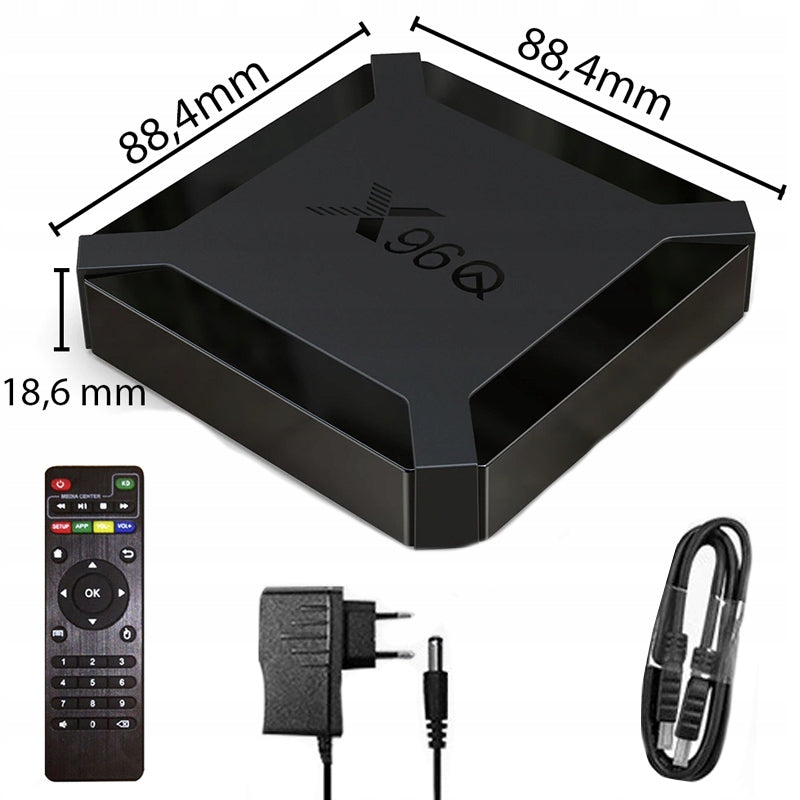 Smart TV Box Android 10 WiFi Bluetooth 4K TV Attachment 16GB Manufacturer code HK1