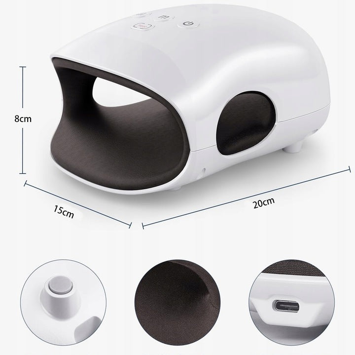 Smart hand massager, with heating and air compression Manufacturer code 737811396311