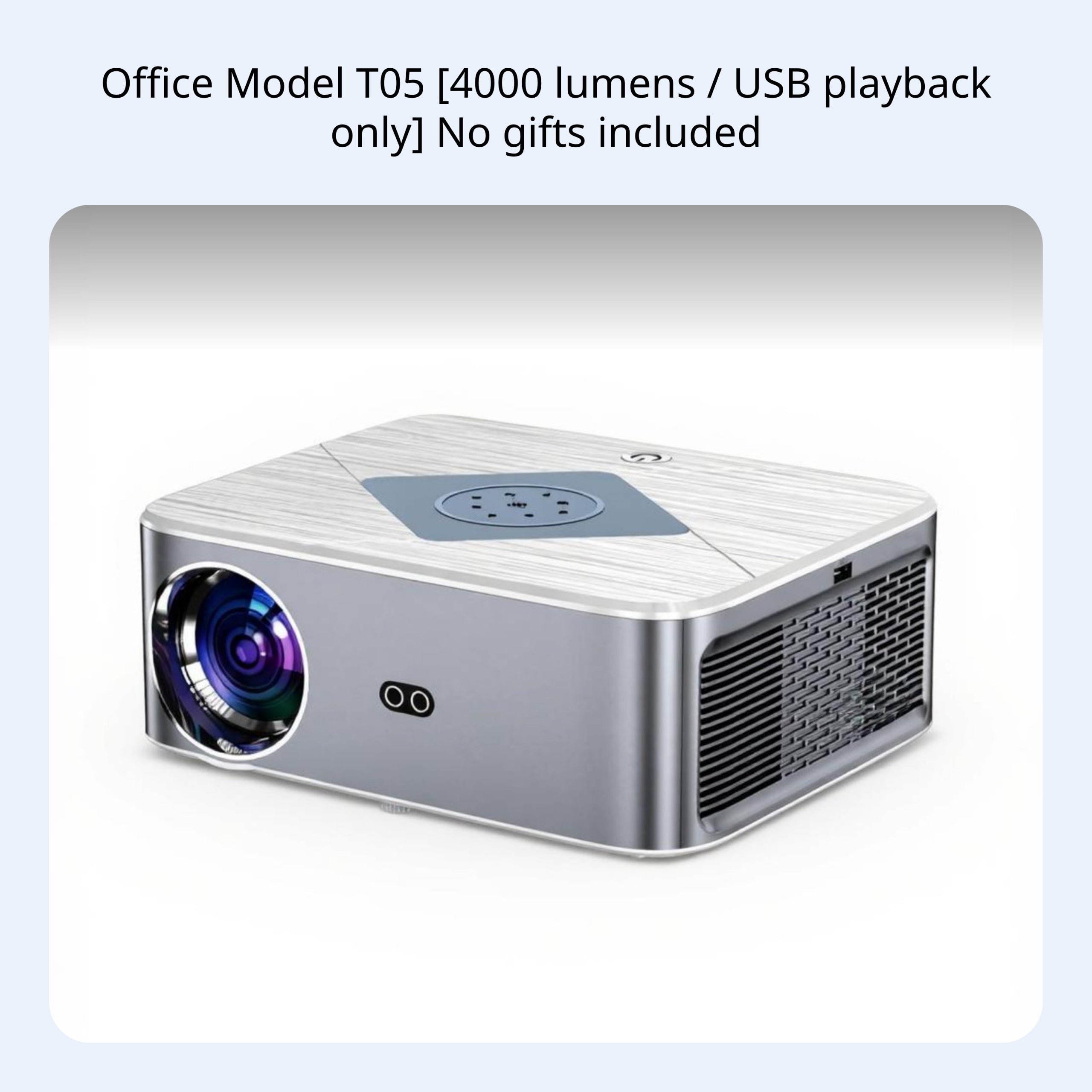 Smart projektor 4000ANSI, 4K, USB, dom i biuro Packaging status original