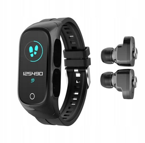 Smart watch with N8 wireless headphones