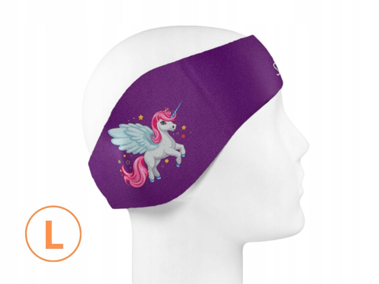 SmartEar protective ear band for swimming neoprene purple L