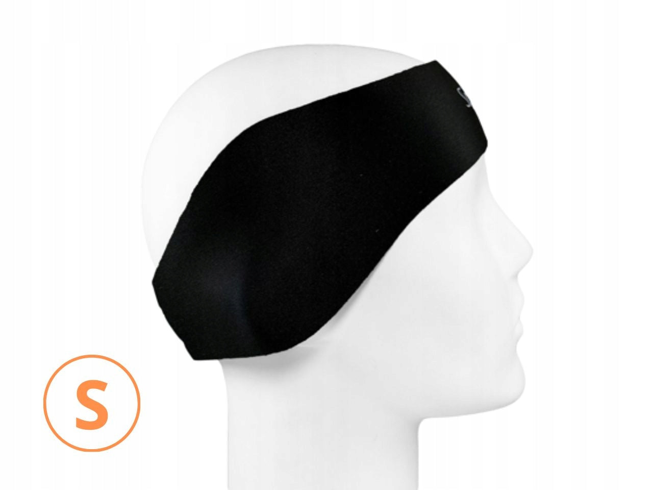 SmartEar protective swimming ear band neoprene black S