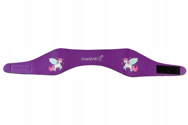 SmartEar protective swimming ear band neoprene purple M Medical device no