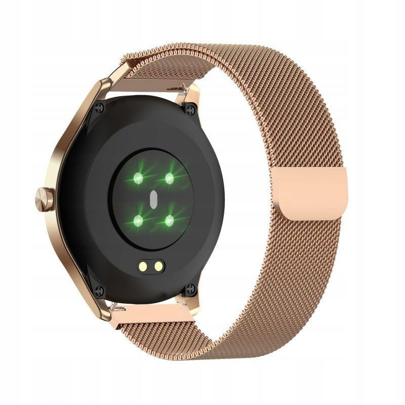 SmartWatch Maxcom FW43 Cobalt 2 Gold 2 stripes bracelet IP67 Brand Maxcom