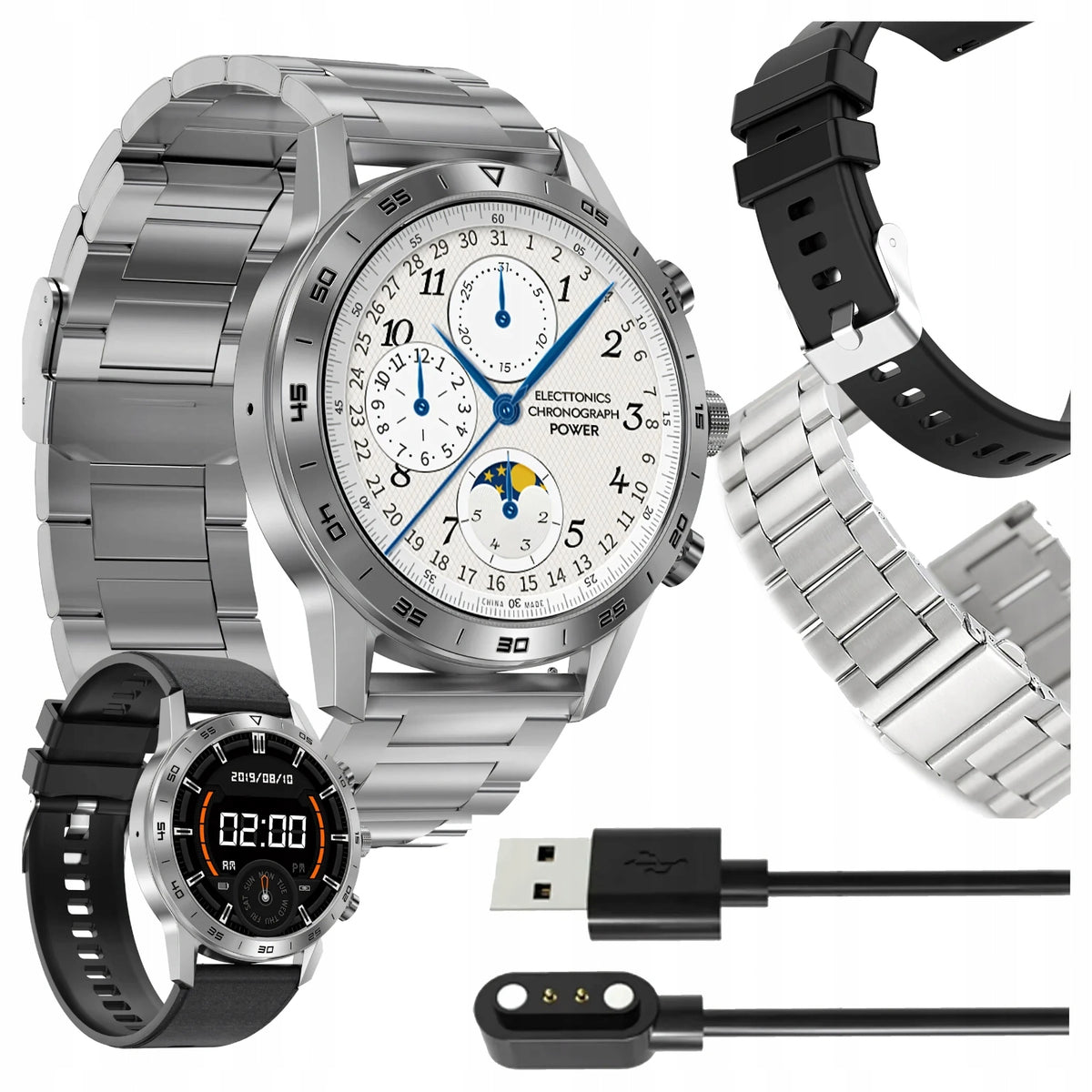 SmartWatch Watch Polish Menu Talking Sport Smart Watch Men's Pulse PL
