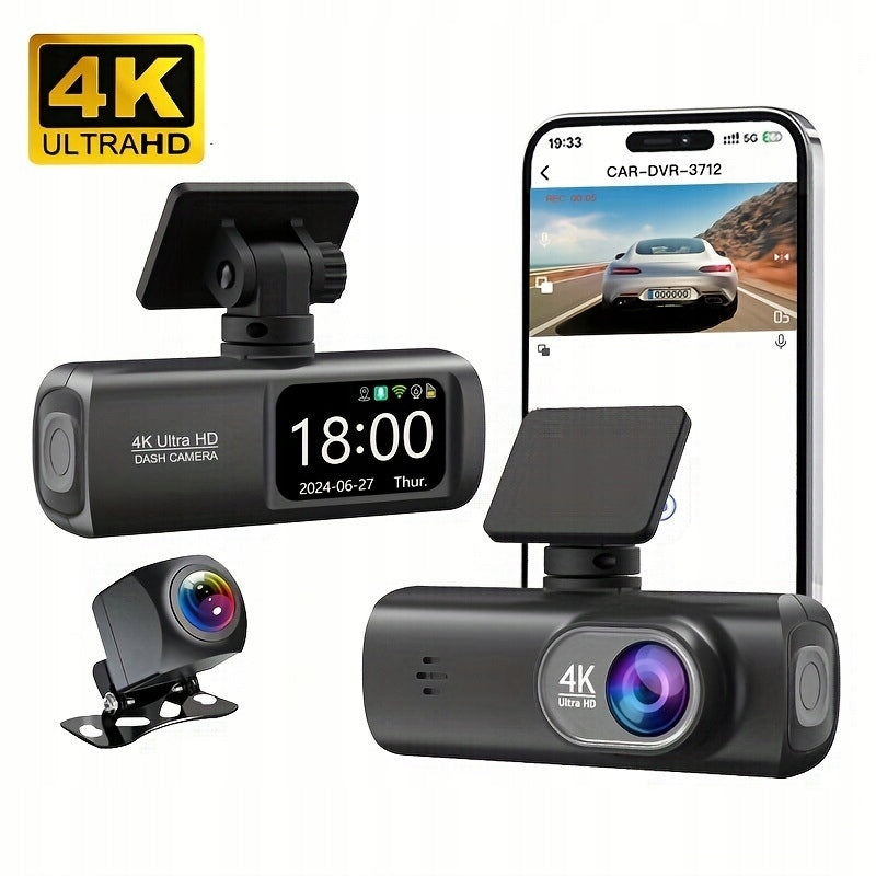 Smartcams 4K car video recorder with GPS, Wi-Fi, G-sensor Brand Smartcams