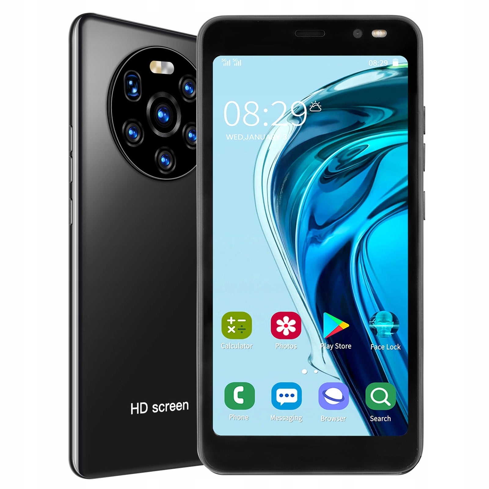 Smartfon LANDVO Mate40 Pro Android Dual SIM 4/128GB 5.45'' 1500mAh Czarny Manufacturer code 2510210003711