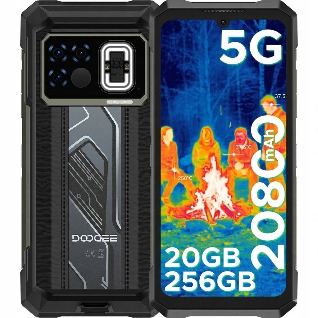 Smartfon Pancerny 5G DOOGEE FIRE6MAX 6.72“ 20/256GB 50MP 20800mAh NFC WIFI6