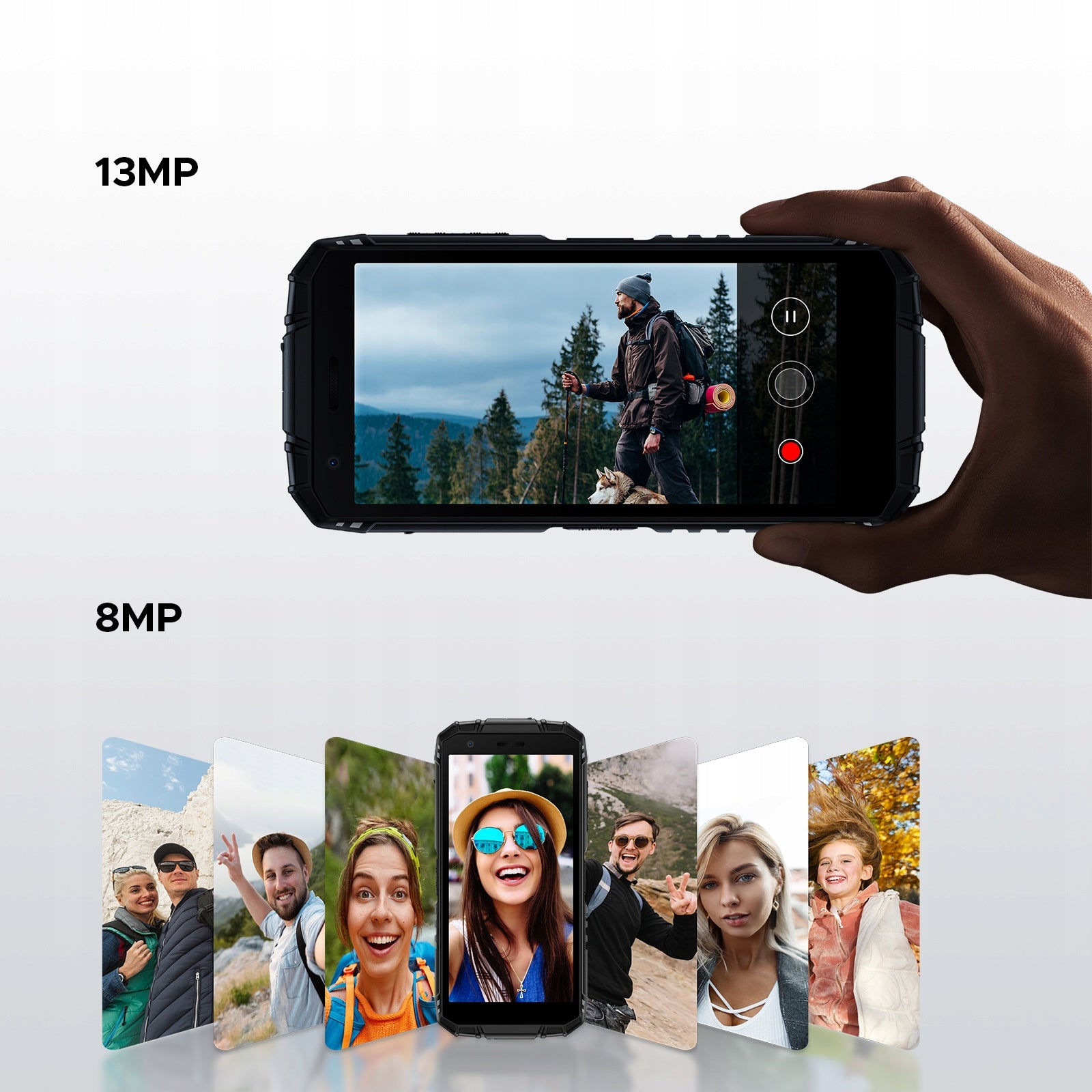 Smartfon Pancerny Android DOOGEE Fire3 8350mAh 12GB+64GB 5.5"IPS IP69K/NFC Manufacturer code DGSM-FIRE3-GRY