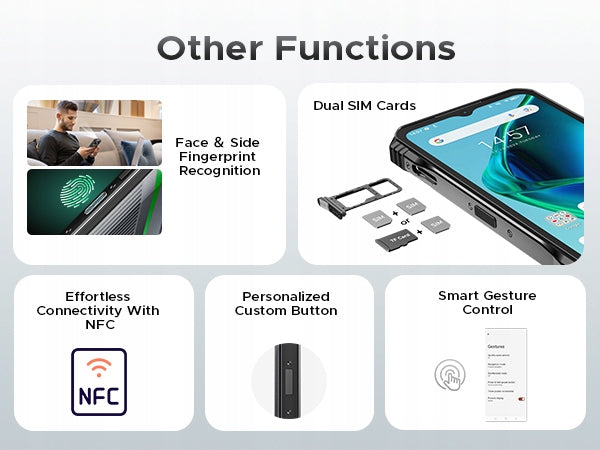 Smartfon Pancerny Android DOOGEE ScyberPro 32+512GB 10800mAh 120Hz/50MP/SIM Manufacturer code SCYBERPRO-GREEN