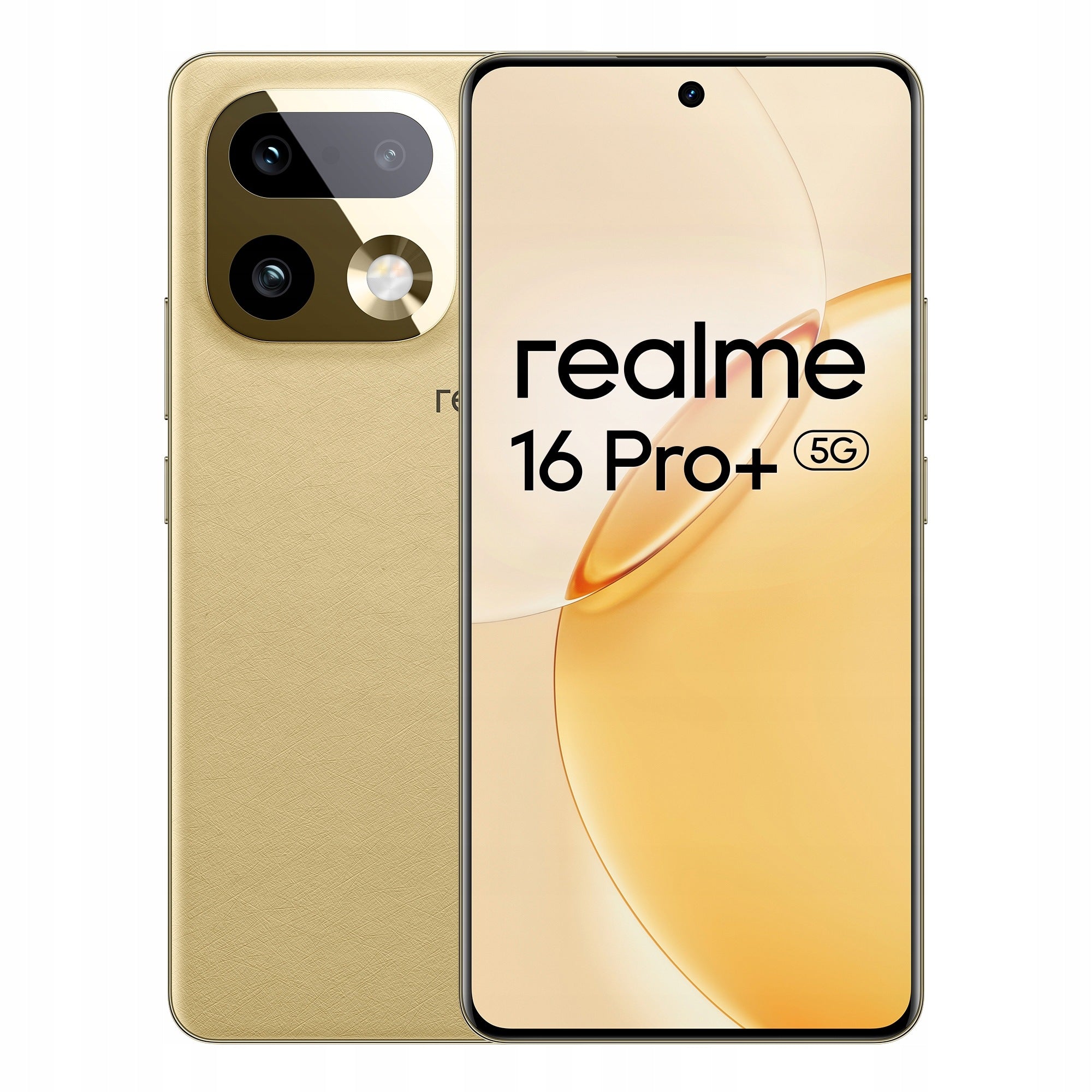 Smartfon Realme 16 Pro+ 5G 8GB+256GB 1280*2800 AMOLED Złoto