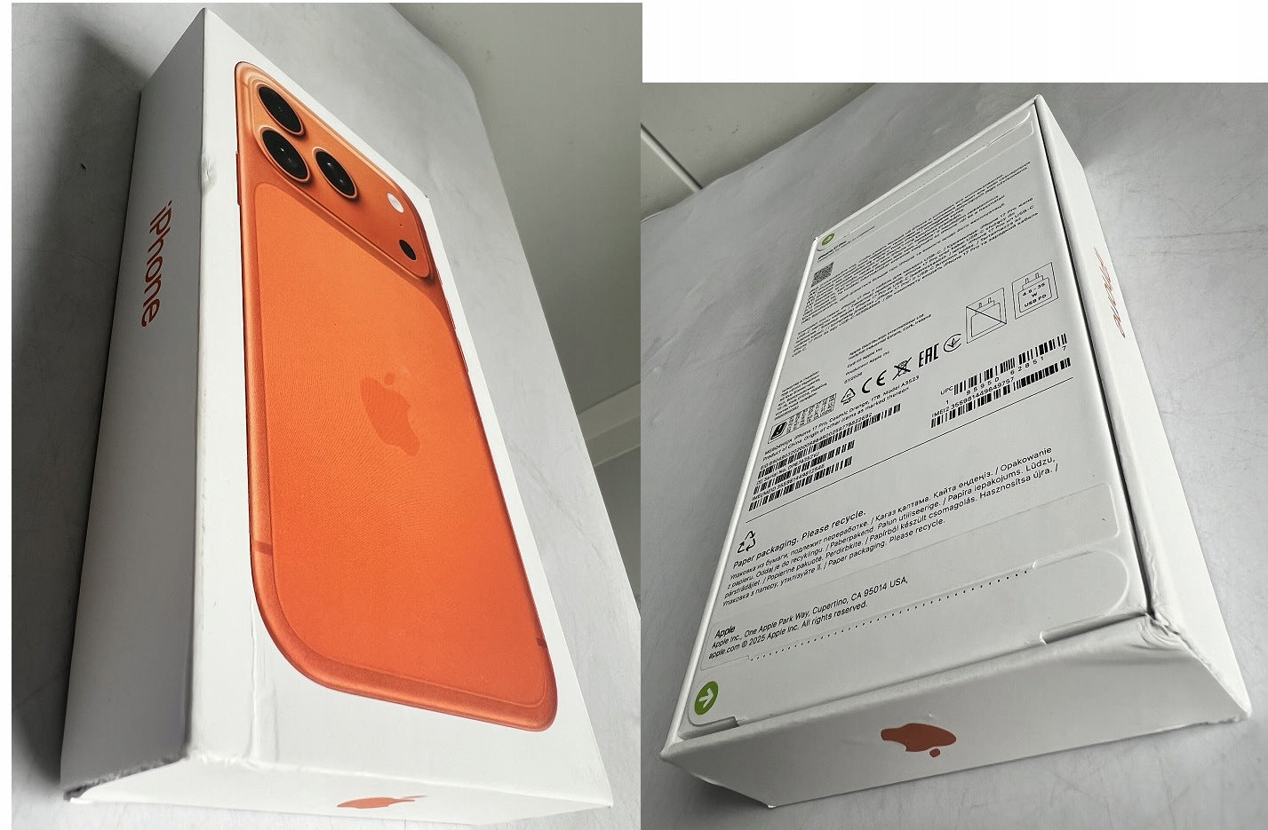 Smartphone Apple iPhone 17 Pro 1TB 6,3" OLED Cosmic Orange MG8Q4HX/A A3523 Manufacturer code MG8Q4HX/A