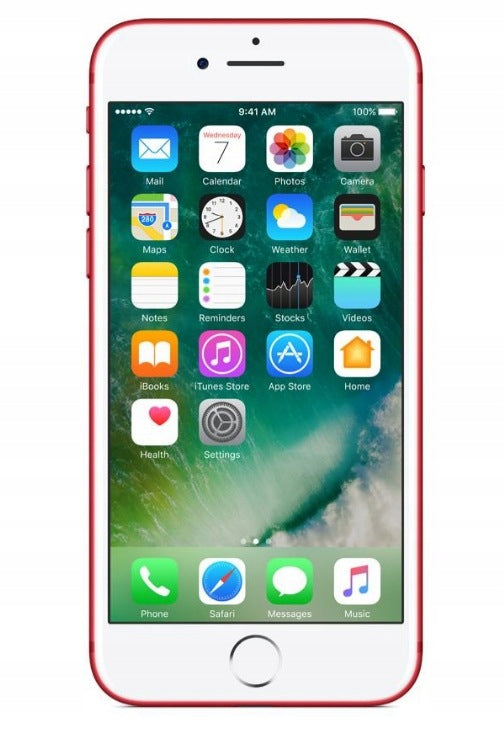 Smartphone Apple iPhone 7 2 GB / 128 GB 4G (LTE) red NEW Headphones included no