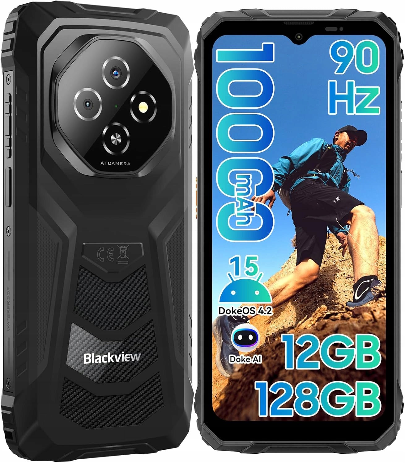 Smartphone Blackview Fort 1 4 GB / 128 GB 4G (LTE) black