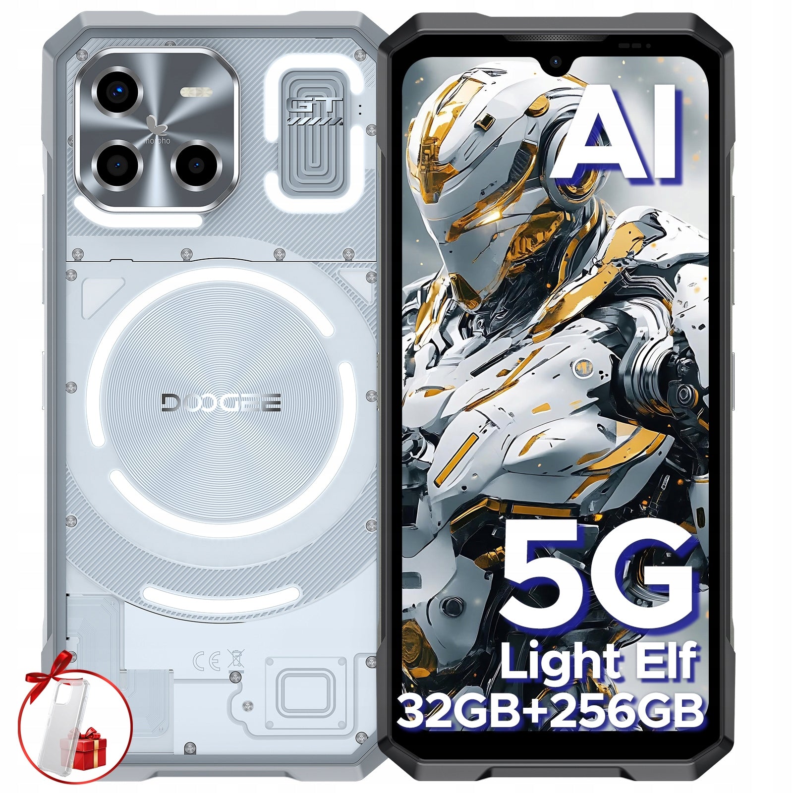 Smartphone DOOGEE BLADEGT 5G 6.72" 32/256GB 120Hz 5500mAh 48MP NFC WiFi6 AI