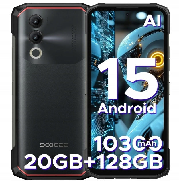Smartphone DOOGEE Blade20 4GB + 16GB / 128GB LTE 6,6" 10300mAh Galaxy Black