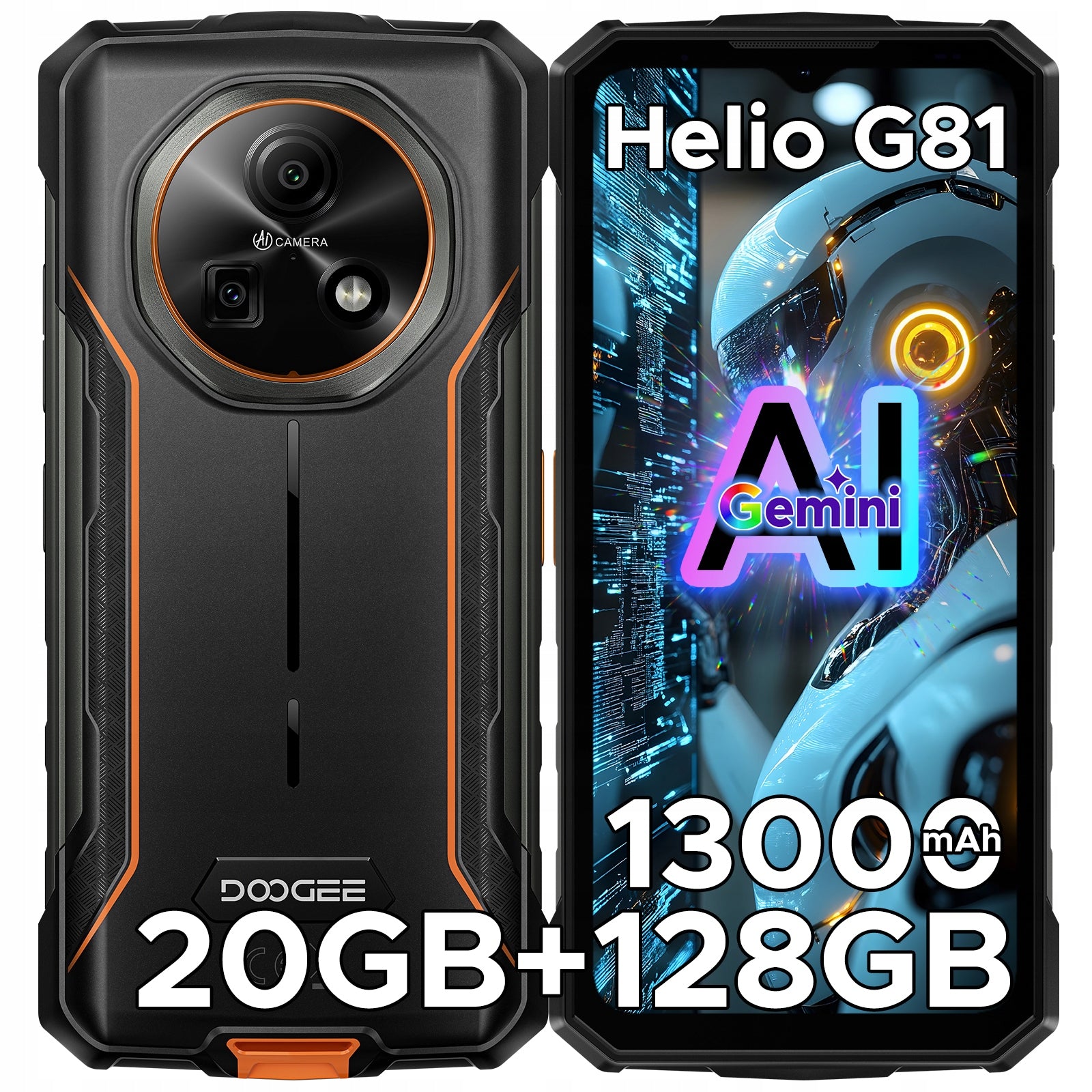 Smartphone DOOGEE Fire 5 Pro 4 GB / 128 GB 5G orange