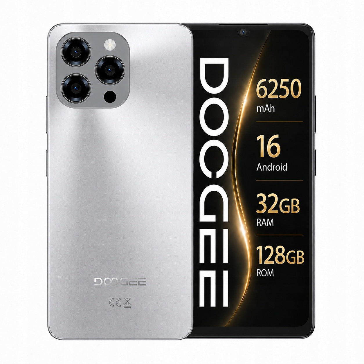 Smartphone DOOGEE Note 58 6.75" Android 16 32GB/128GB 6250mAh NFC NATURE