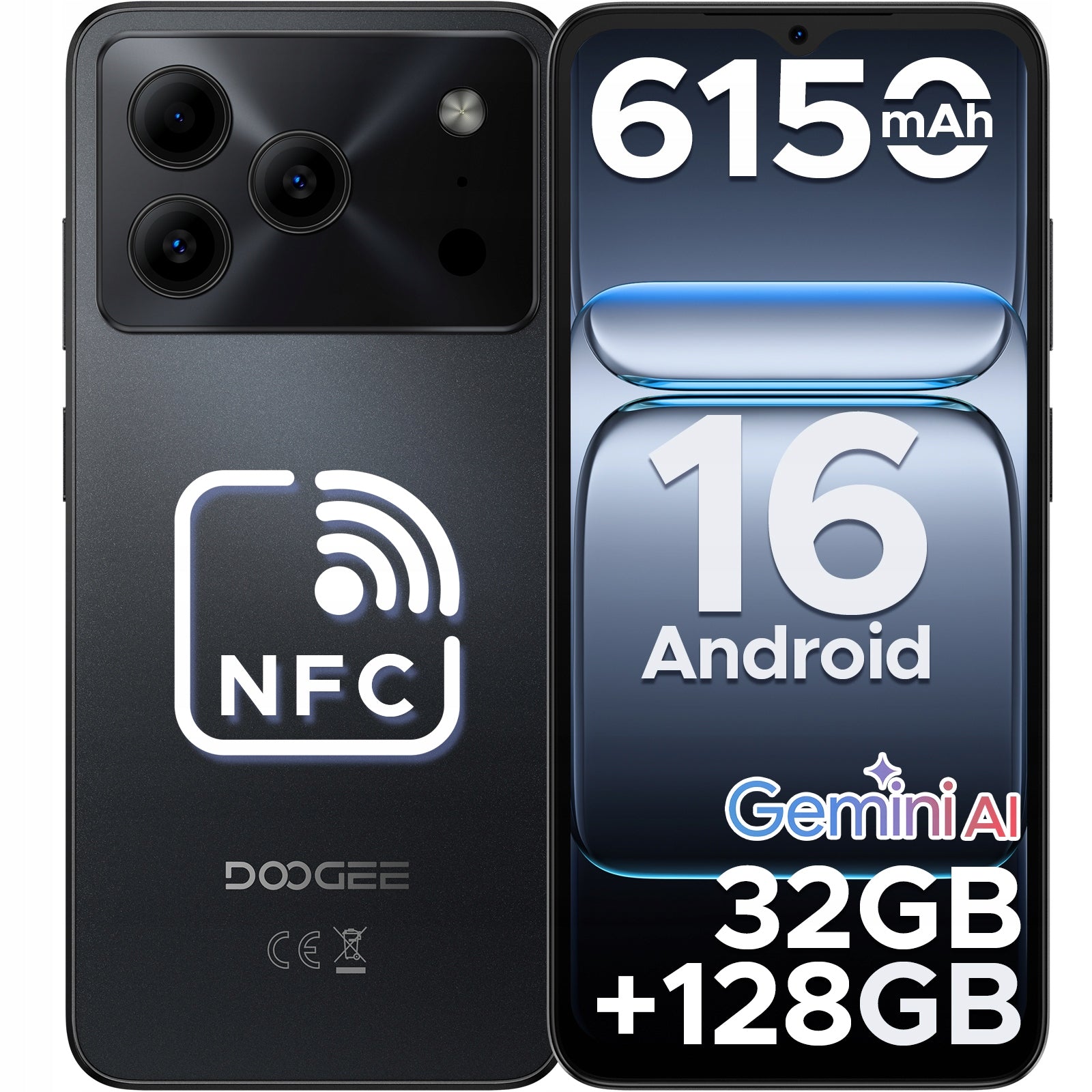 Smartphone DOOGEE Note56 Pro 4 GB / 128 GB 4G (LTE) black