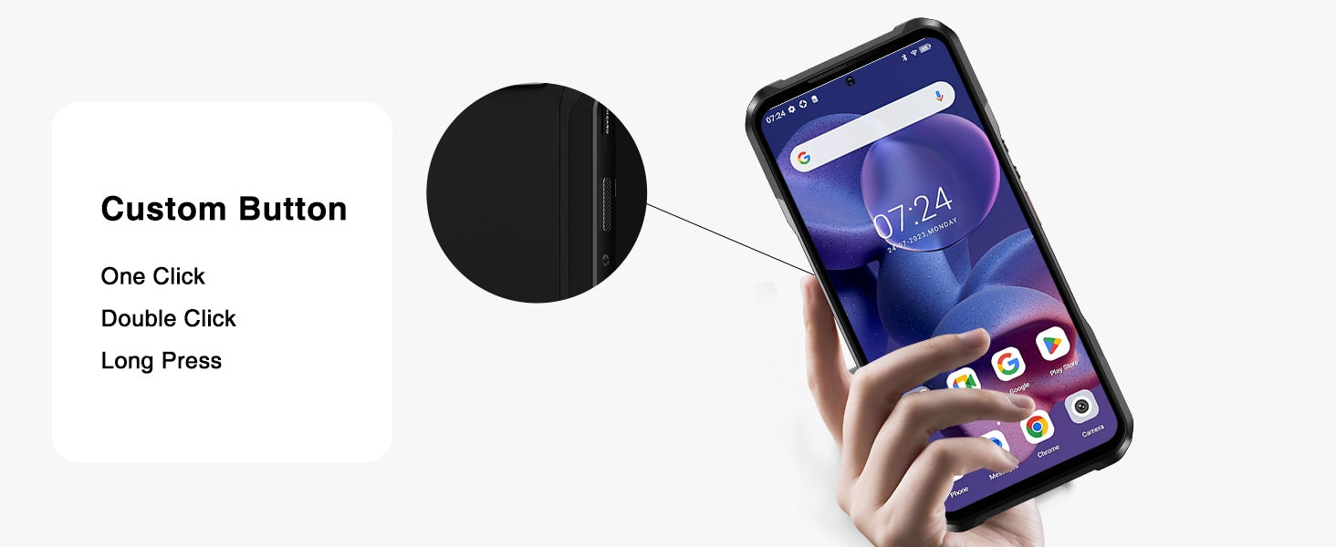 Smartphone DOOGEE V20S 32/256GB 6.43"6000mAh AMOLED FHD 5G WIFI NFC Android13 Brand DOOGEE