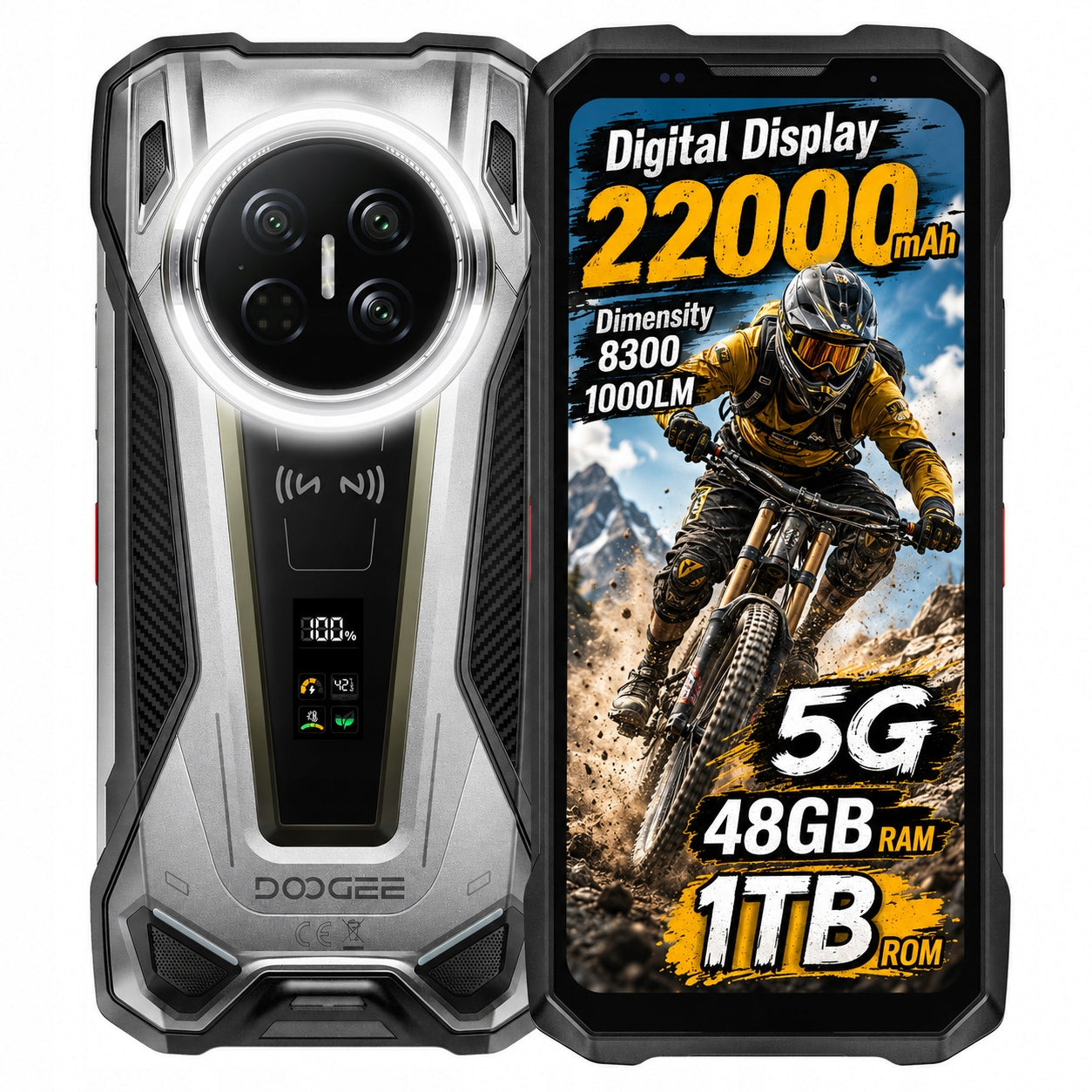 Smartphone DOOGEE VMAX2PRO 16 GB RAM 1 TB 5G titanium