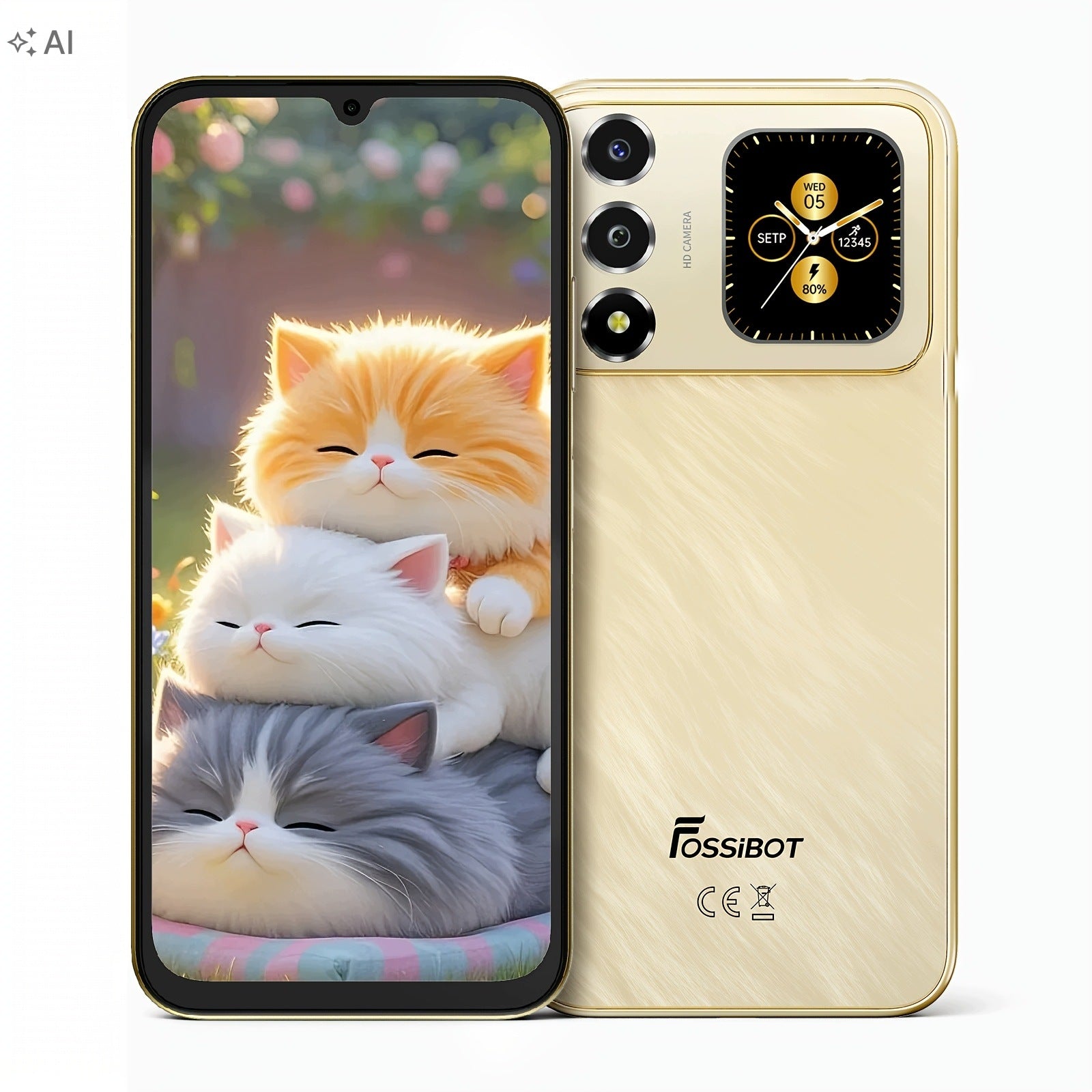 Smartphone Fossibot S7 4 GB / 128 GB 4G (LTE) gold