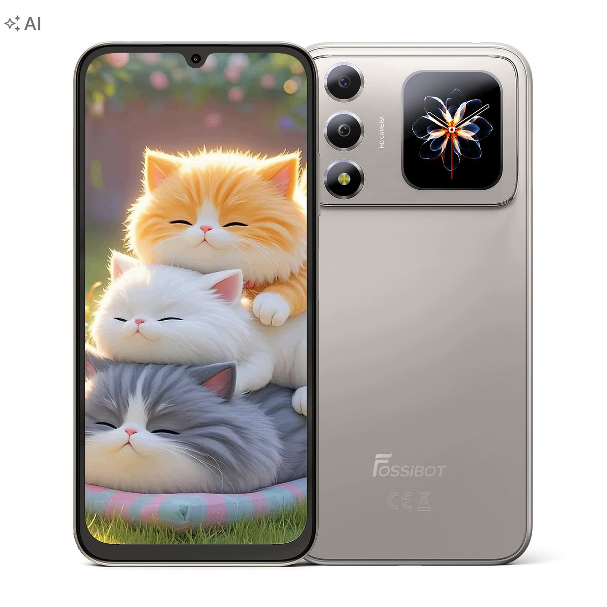 Smartphone Fossibot S7 4 GB / 128 GB 4G (LTE) grey