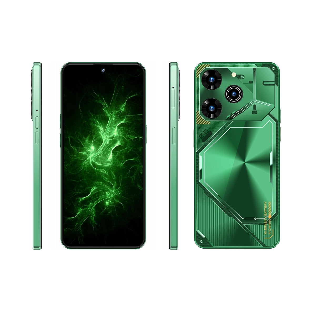 Smartphone HD 7,3 inch, 16GB RAM 1TB ROM GPS, Android 14.0 ChatGPT Built-in memory 256 GB